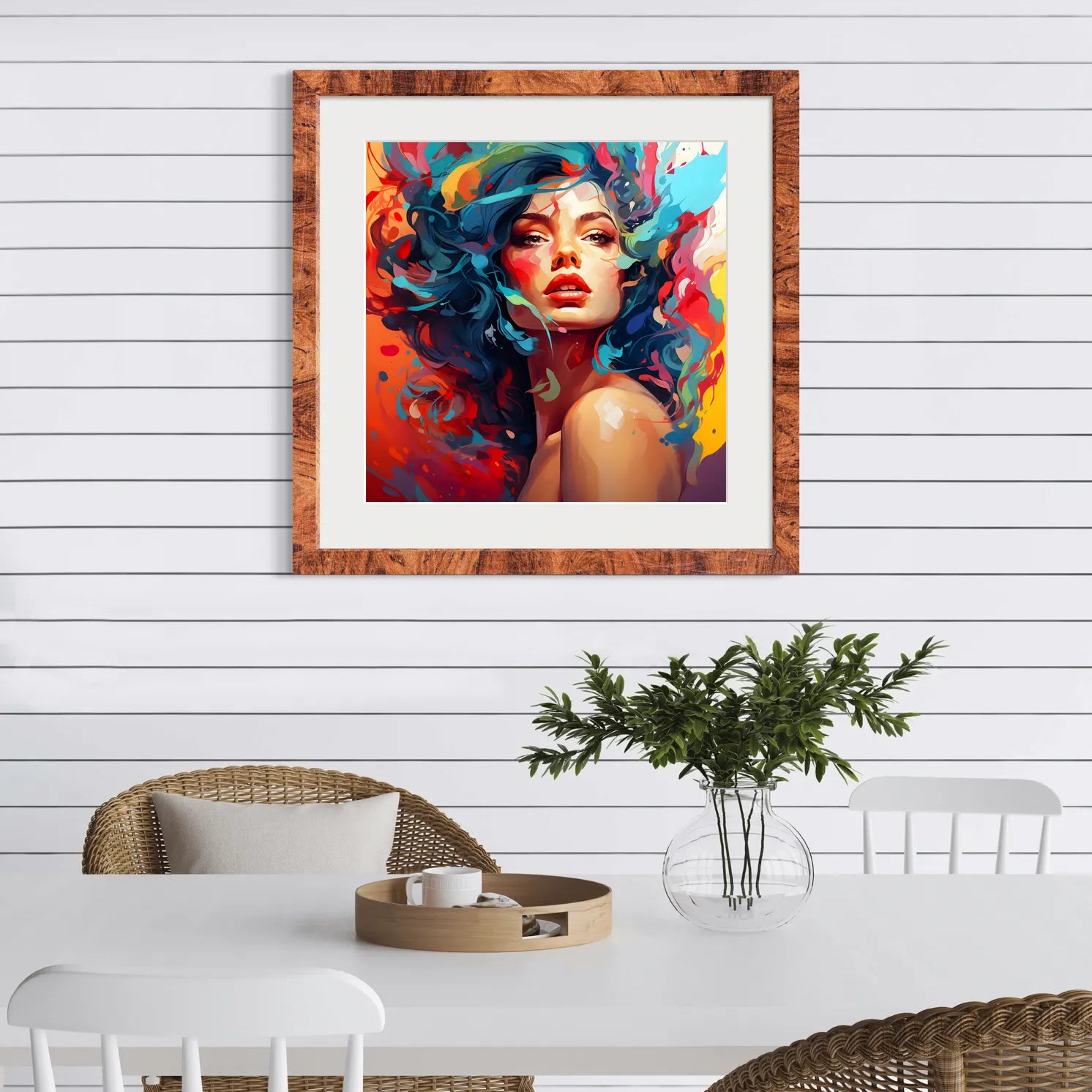 Iconic Splash Art Portrait Wall Art 2