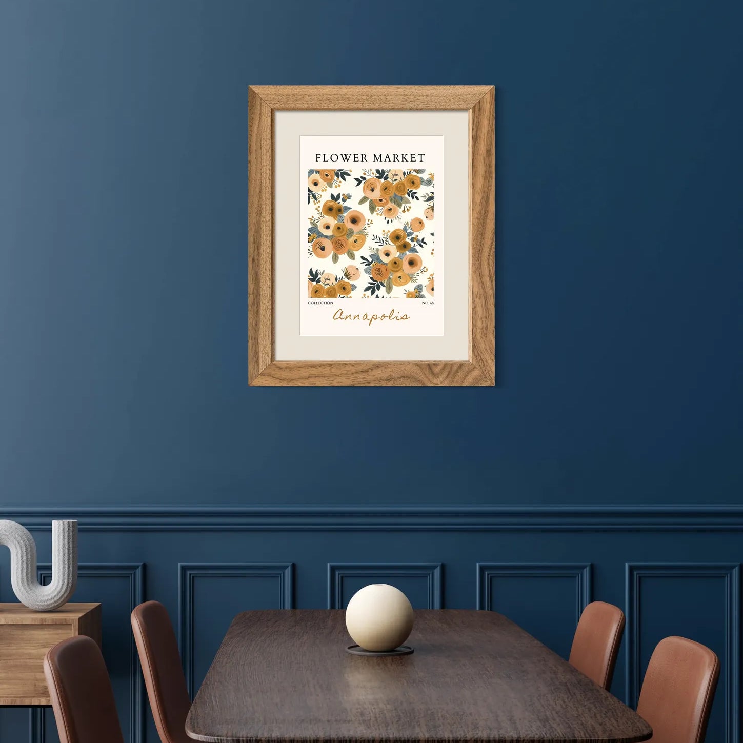 Golden Bloom Floral Art Print – Annapolis Flower Market