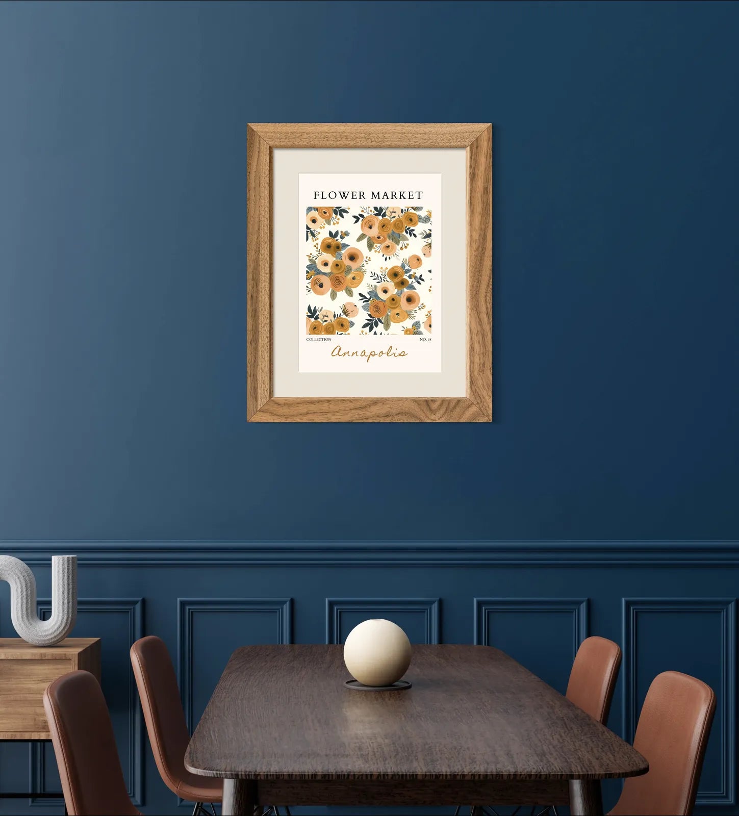 Golden Bloom Floral Art Print – Annapolis Flower Market