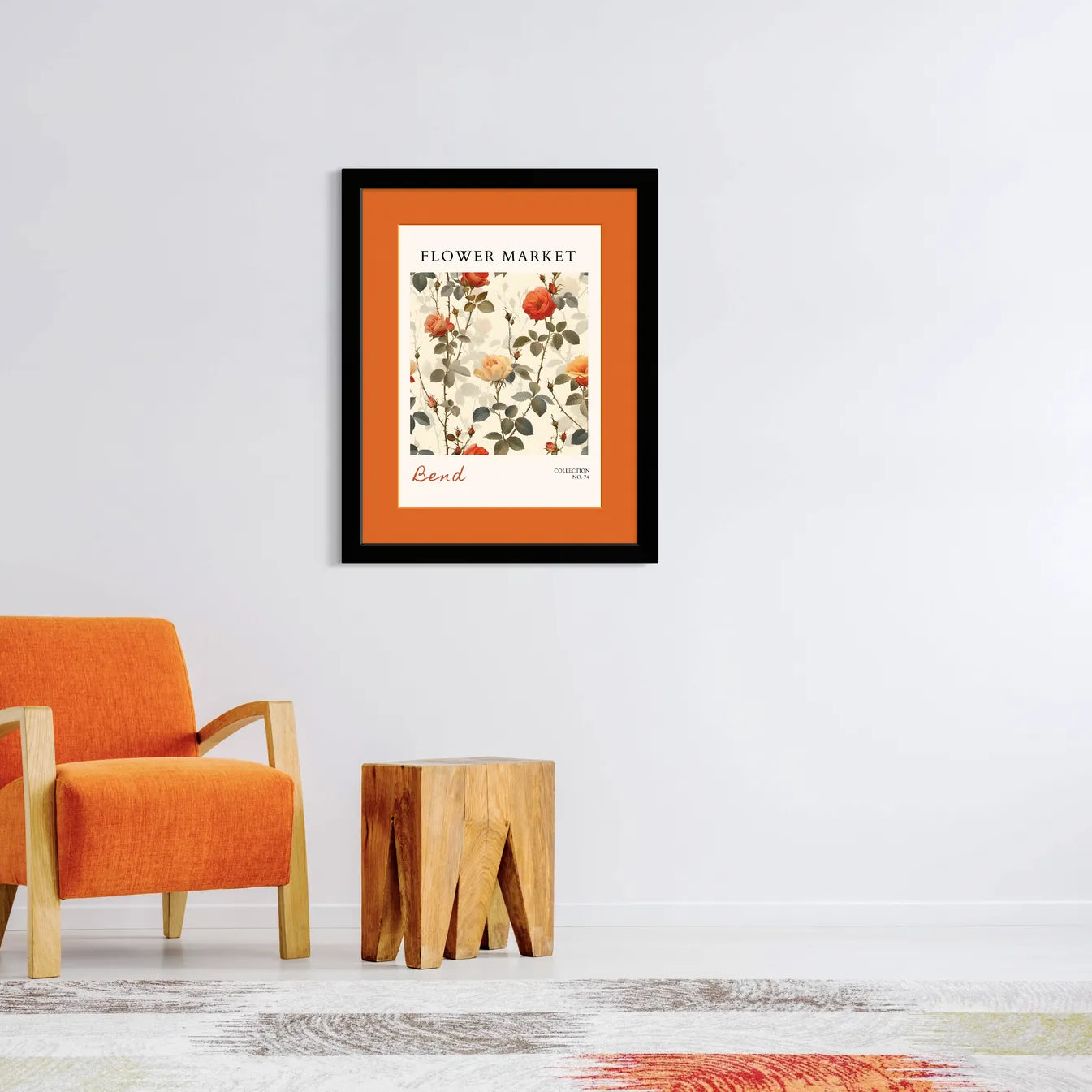 Bend Rose Garden – Romantic Botanical Art with Vintage Charm