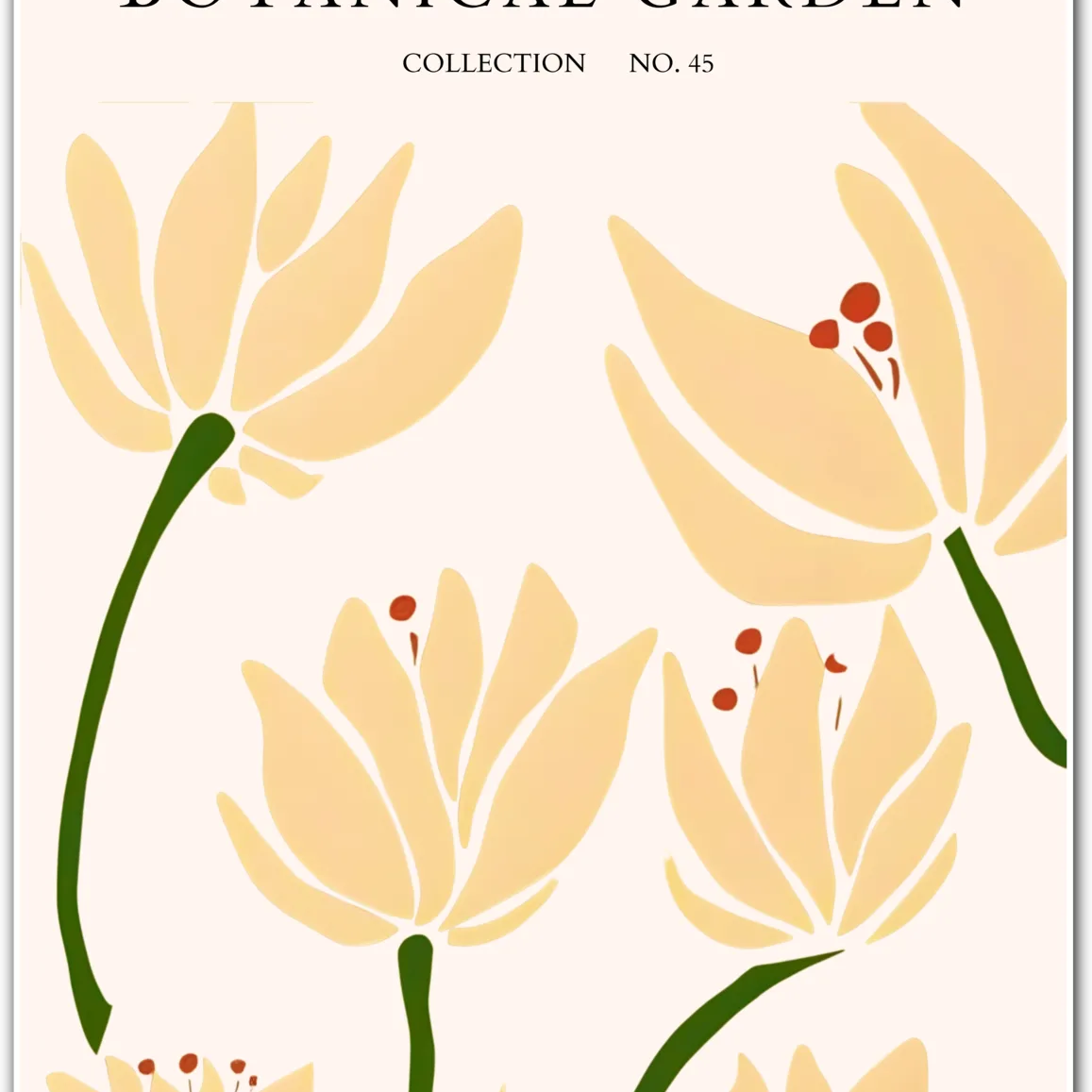 Golden Poppy Dance – Vibrant Botanical Art Print