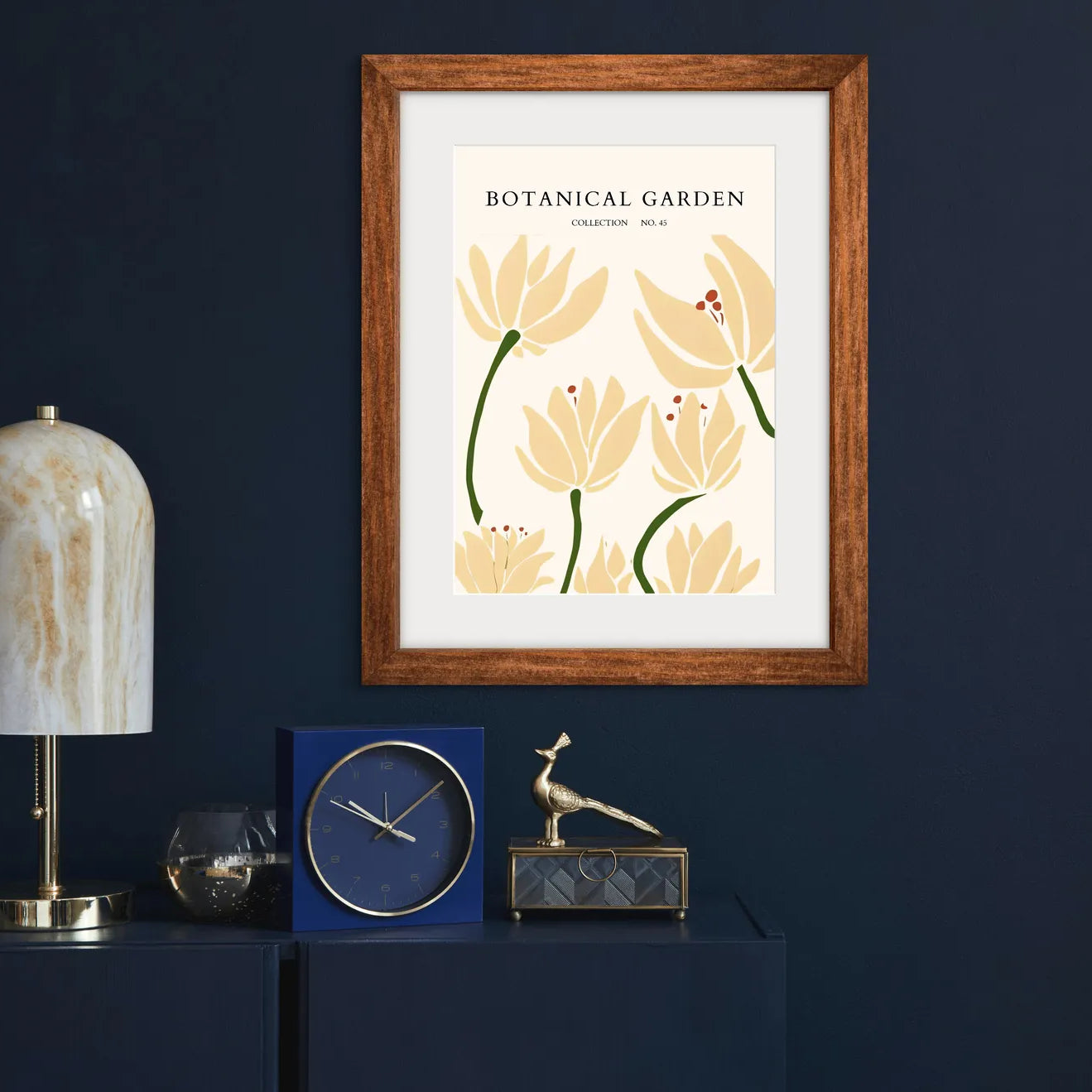 Golden Poppy Dance – Vibrant Botanical Art Print
