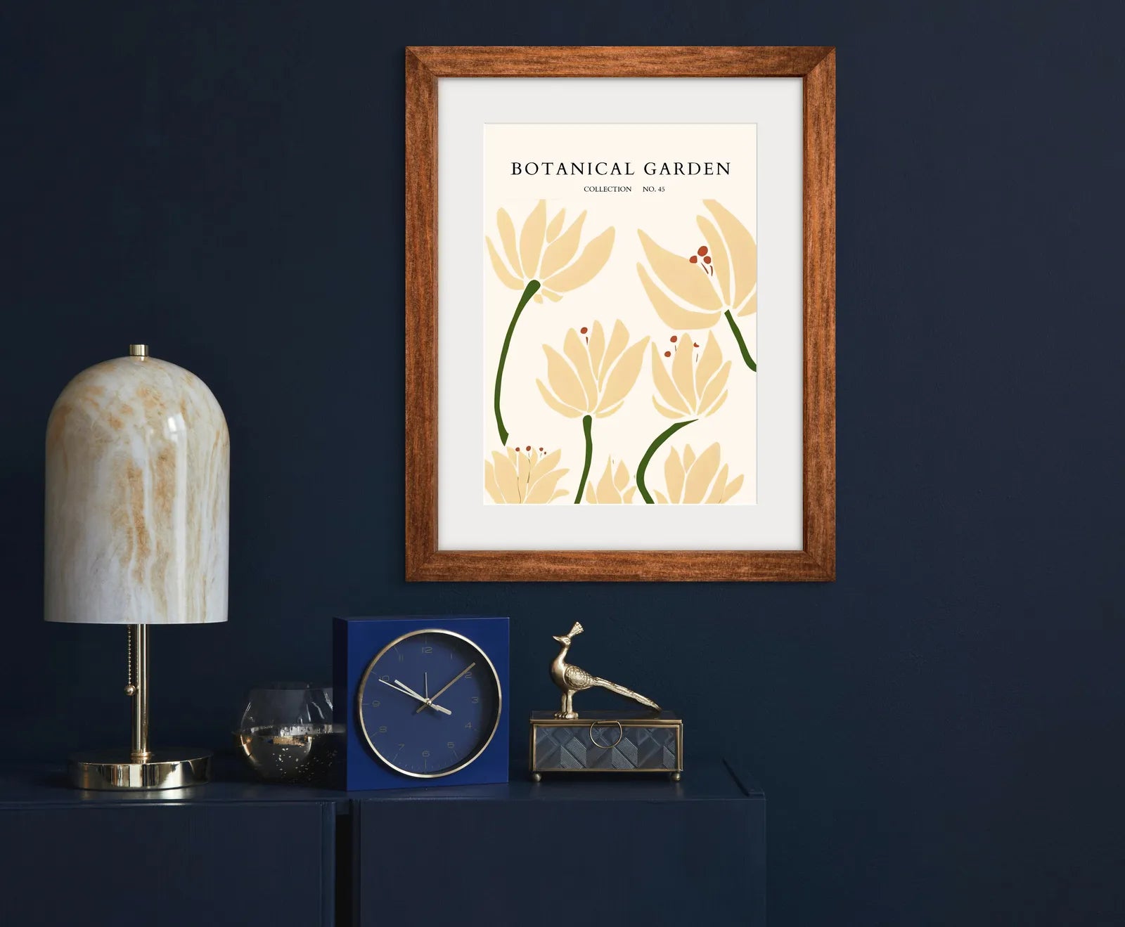 Golden Poppy Dance – Vibrant Botanical Art Print