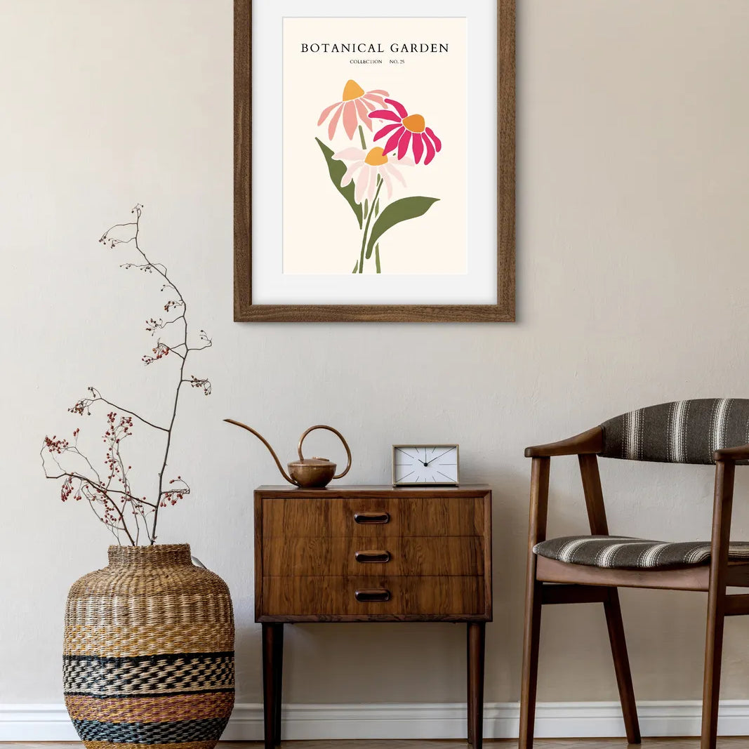 Nordic Bloom Wildflower Art Print