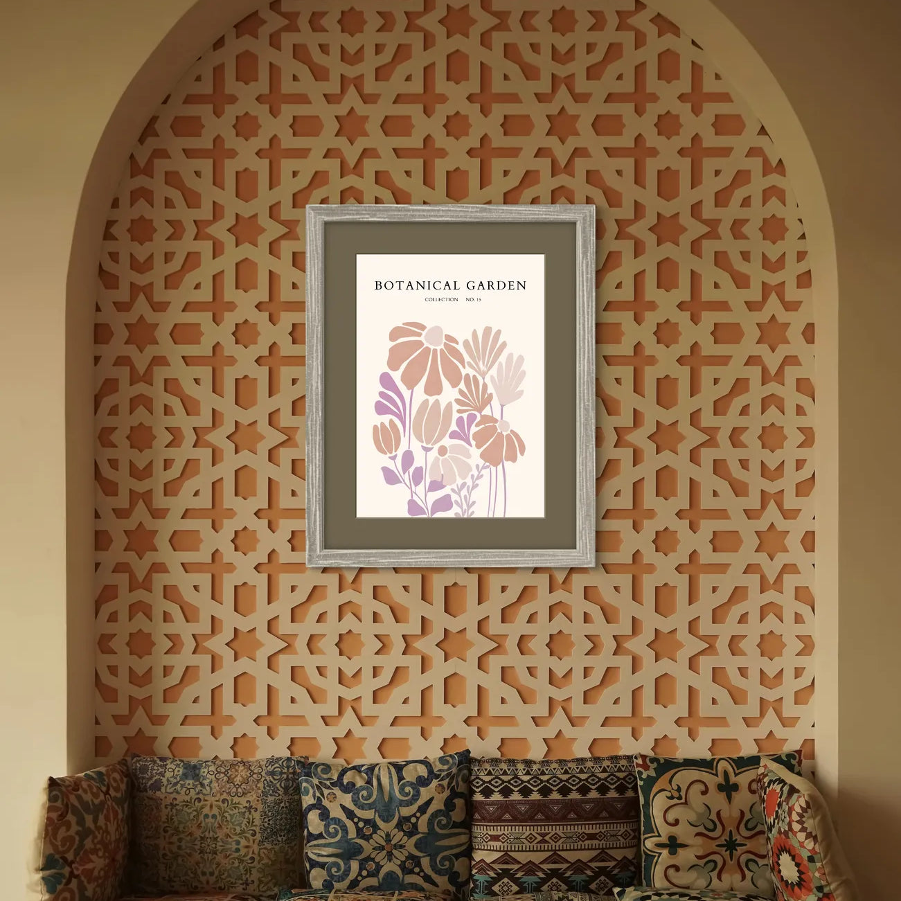 Sunset Daisy Field Art Print