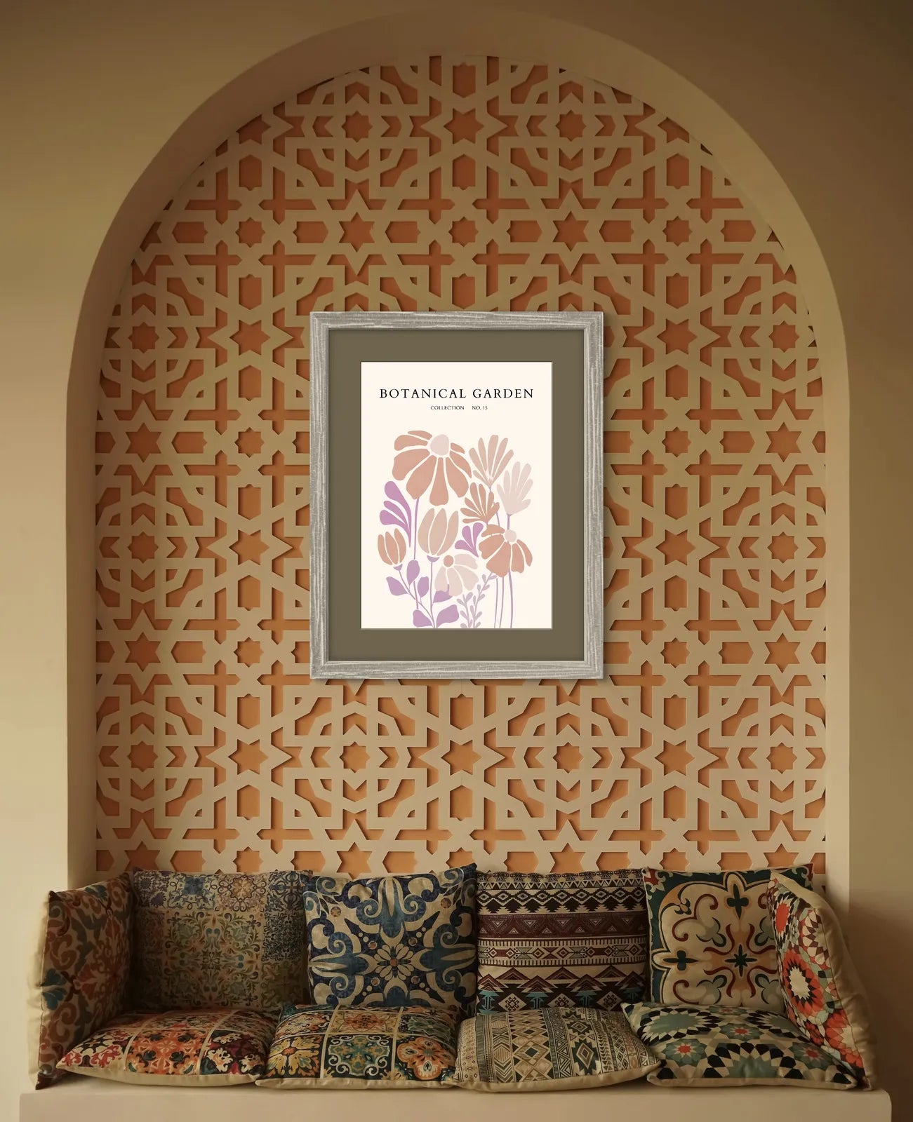 Sunset Daisy Field Art Print