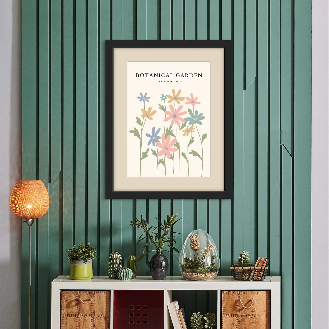 Meadow Bloom Mix – Pastel Daisy Garden Print