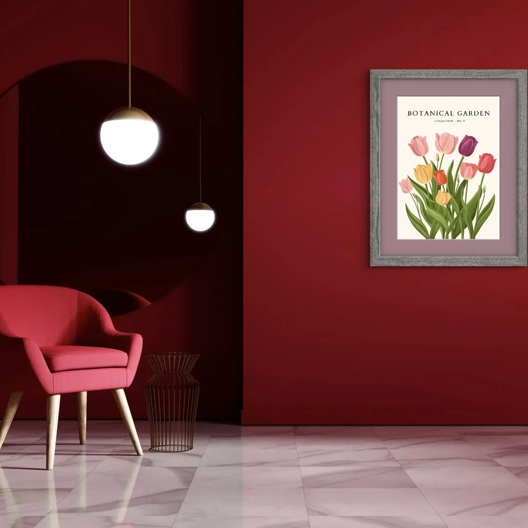 Tulip Parade: Spring Celebration Art Print