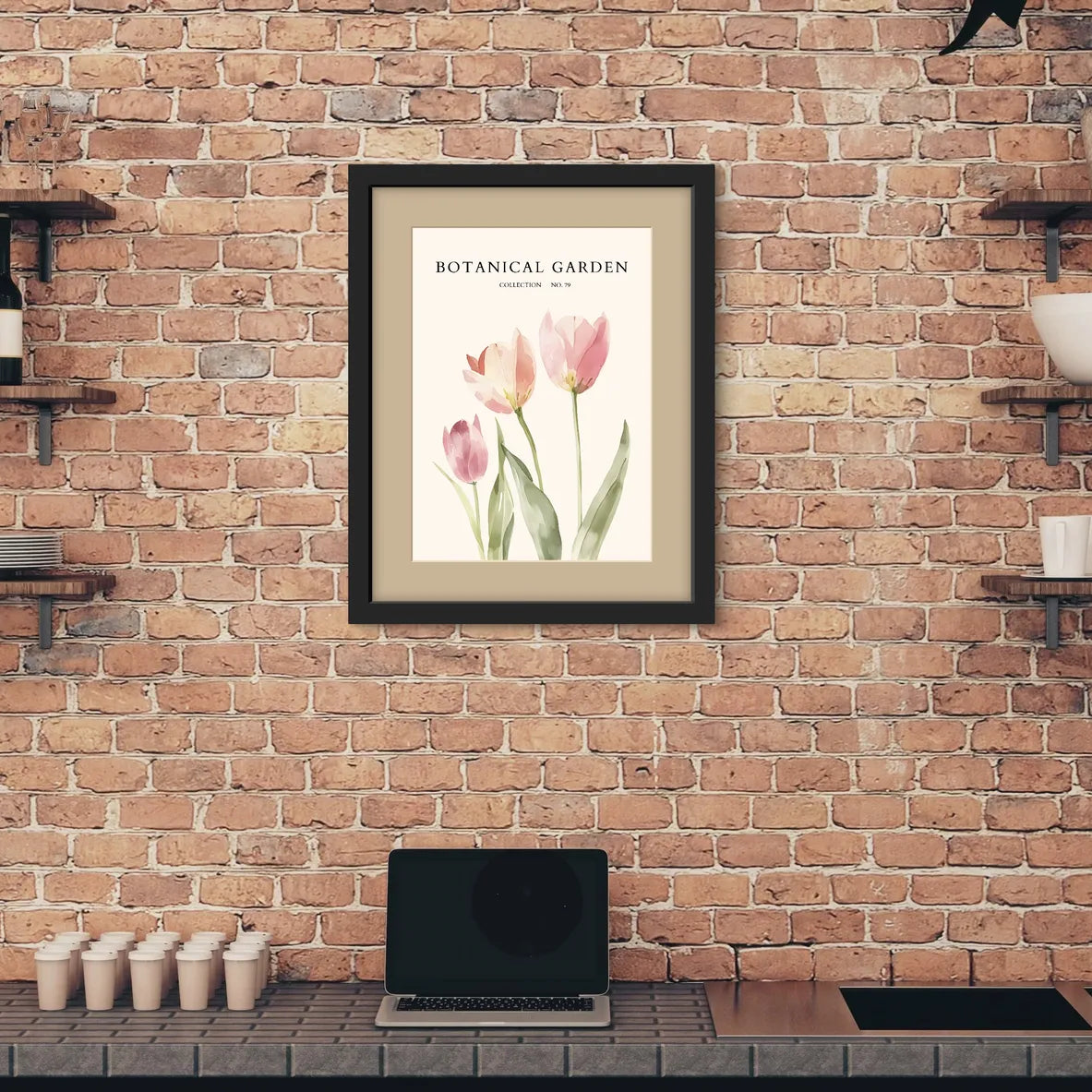 Painter’s Garden – Stylised Poppies in Bloom