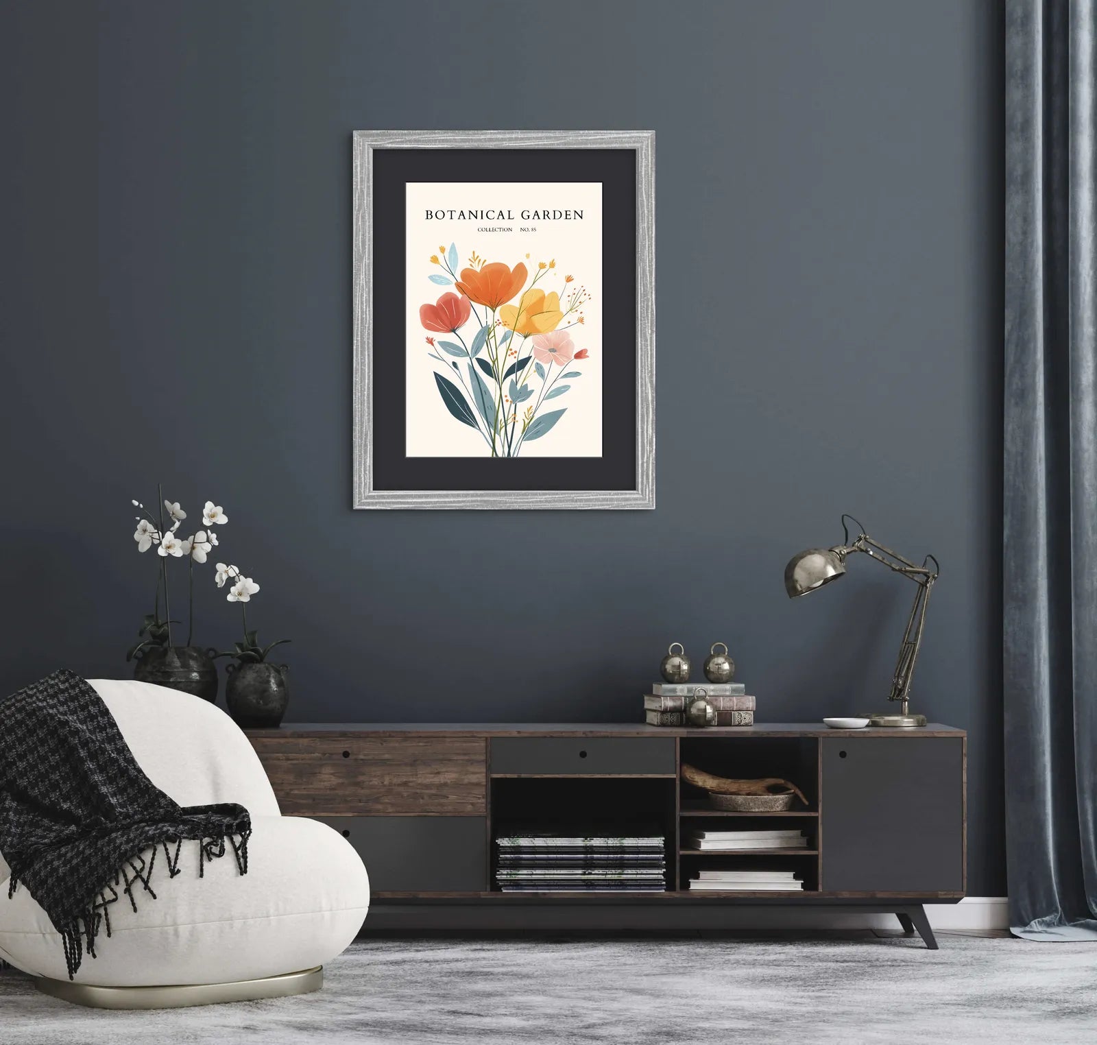 Sunset Symphony – Colourful Wild Bloom Print