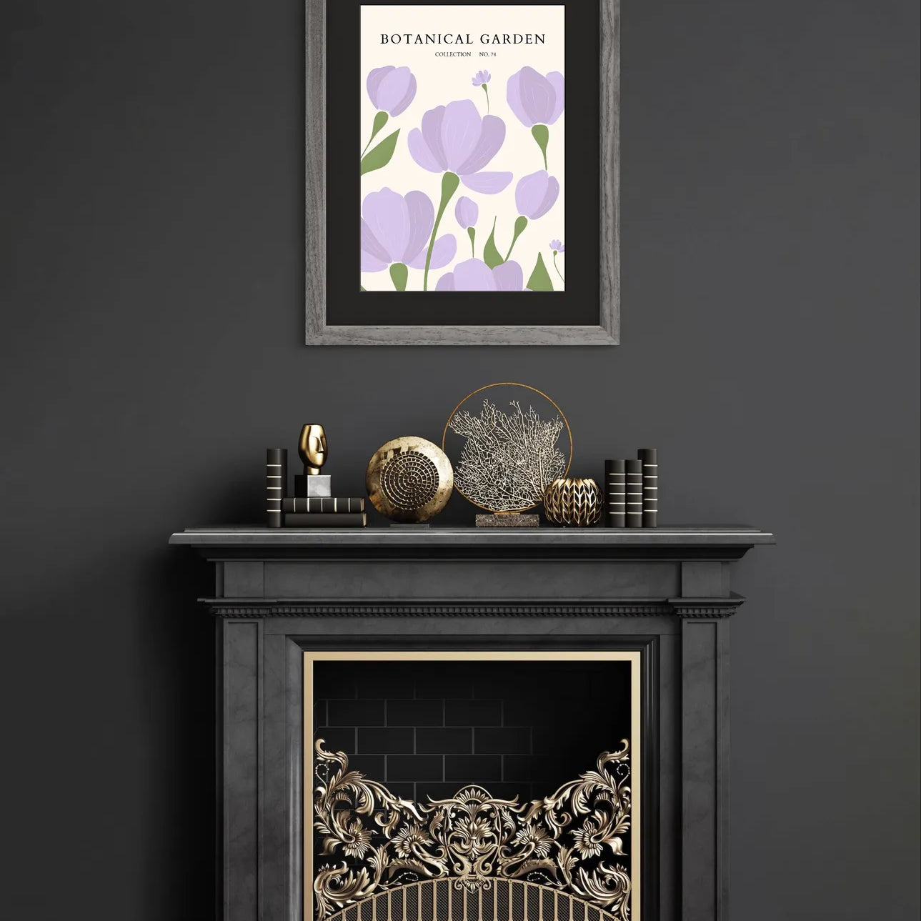 Lavender Drift – Soft Purple Crocus Floral Print