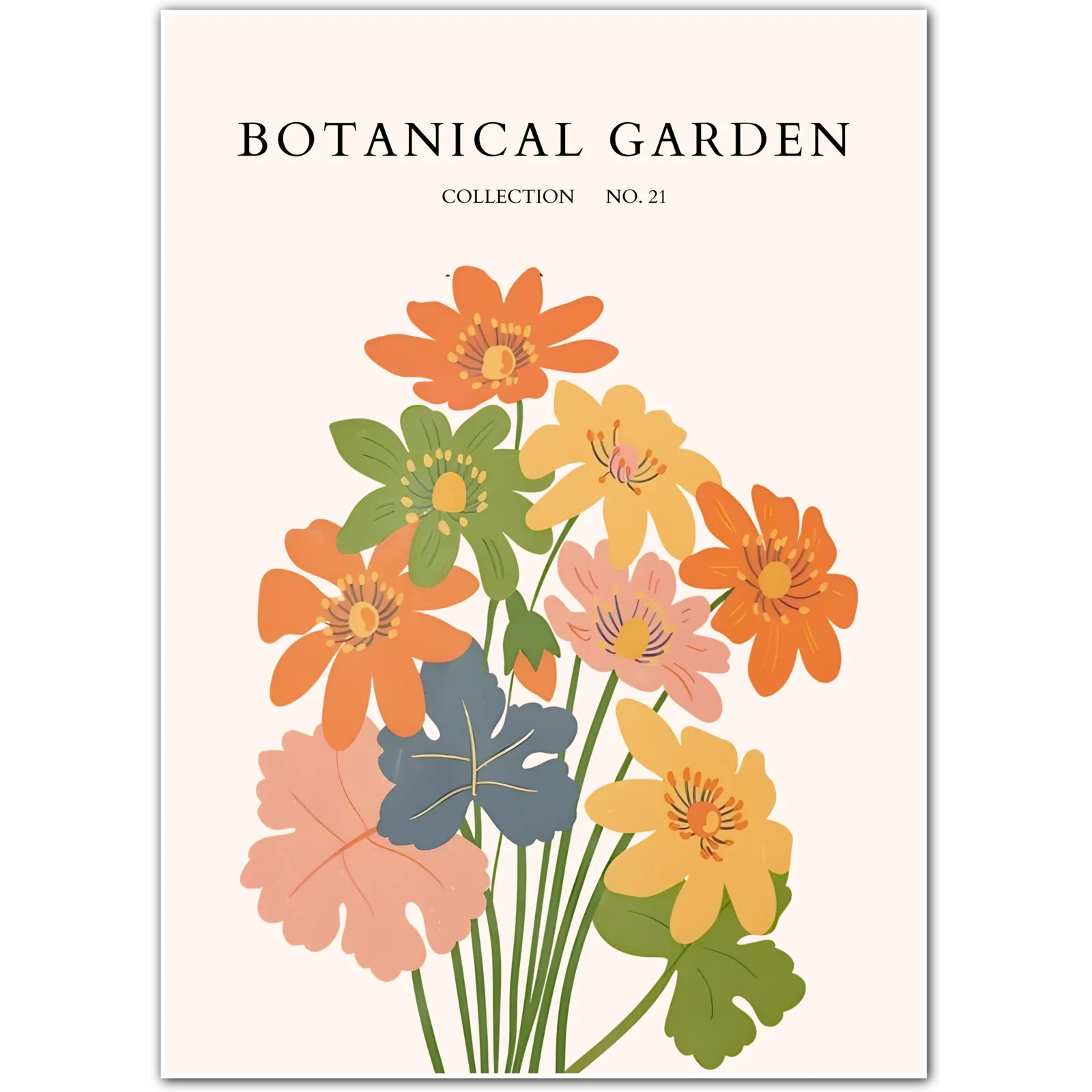 Festival Blooms – Joyful Garden Art Print