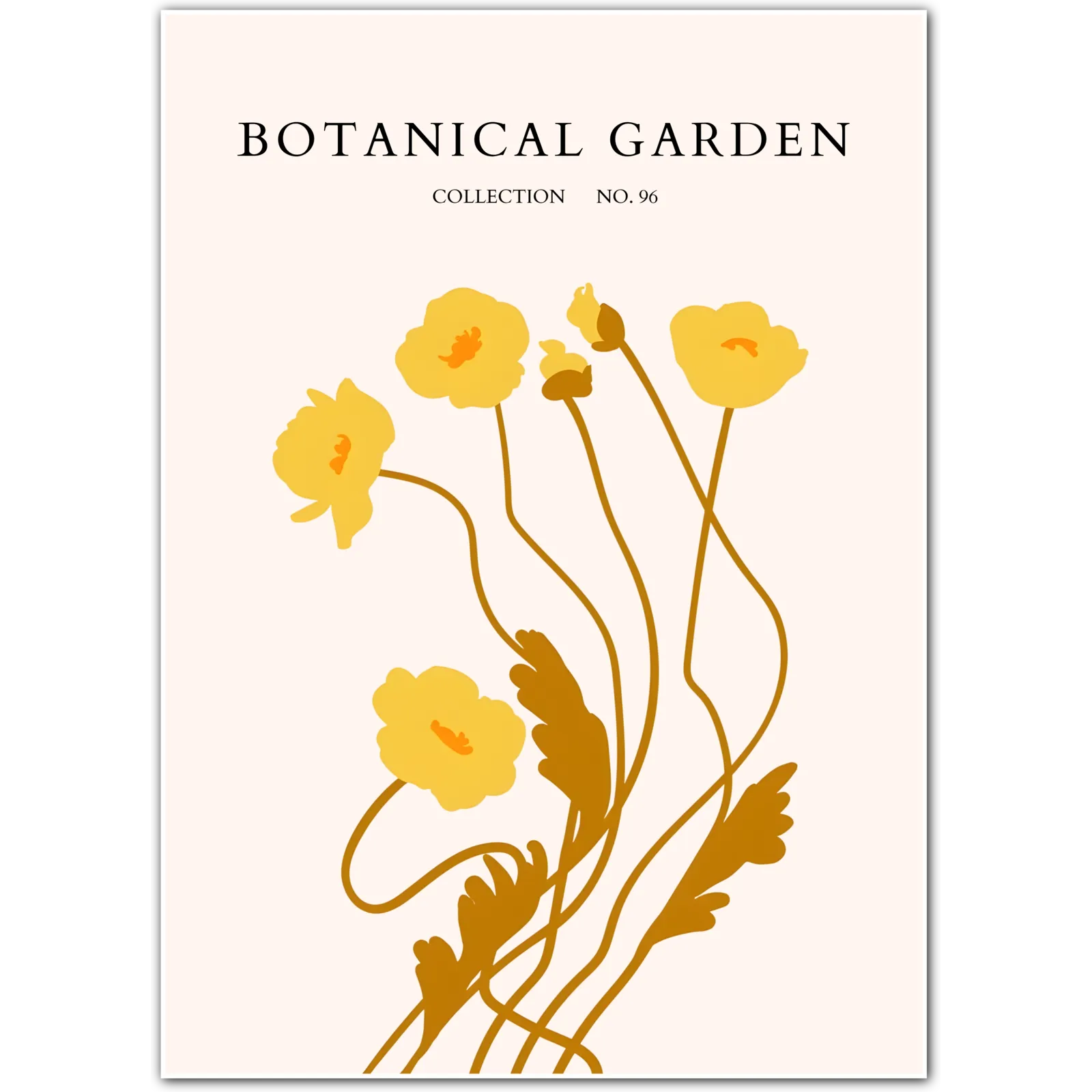 Sunset Poppies Fine Art Botanical Print