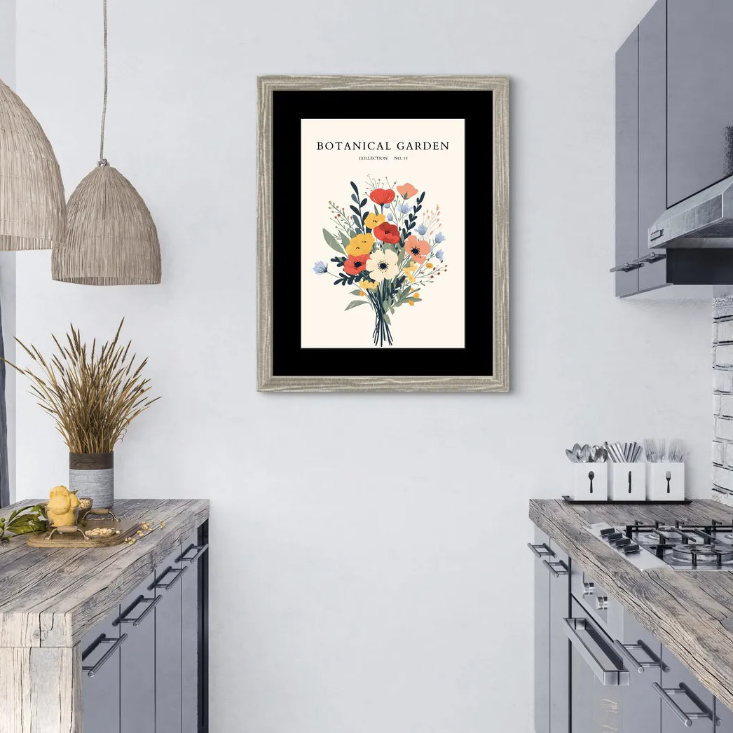 Floral Medley Celebration Botanical Art Print