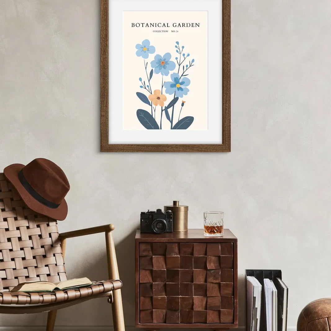 Sky Bloom Botanical Art Print