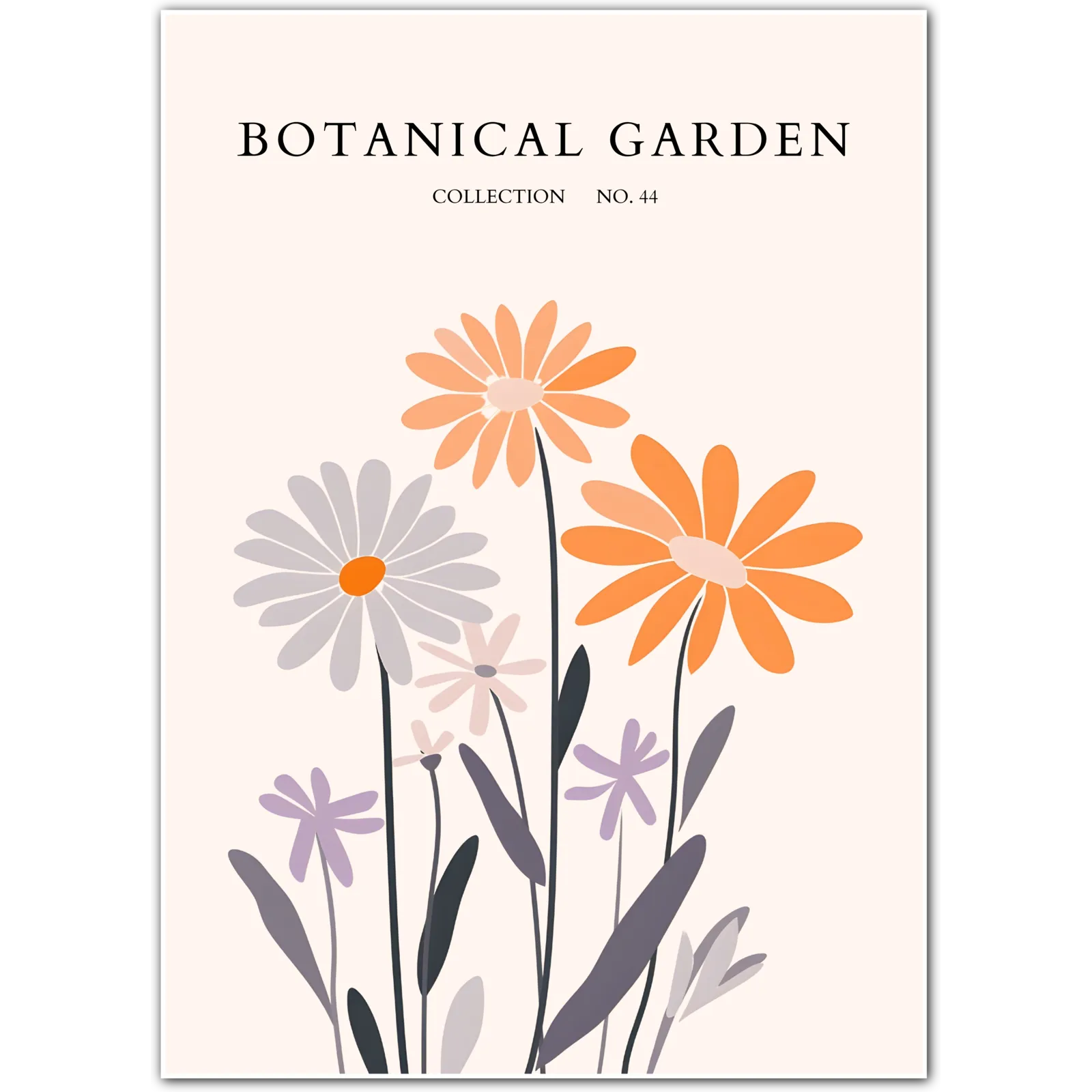 Sunset Poppies Botanical Print