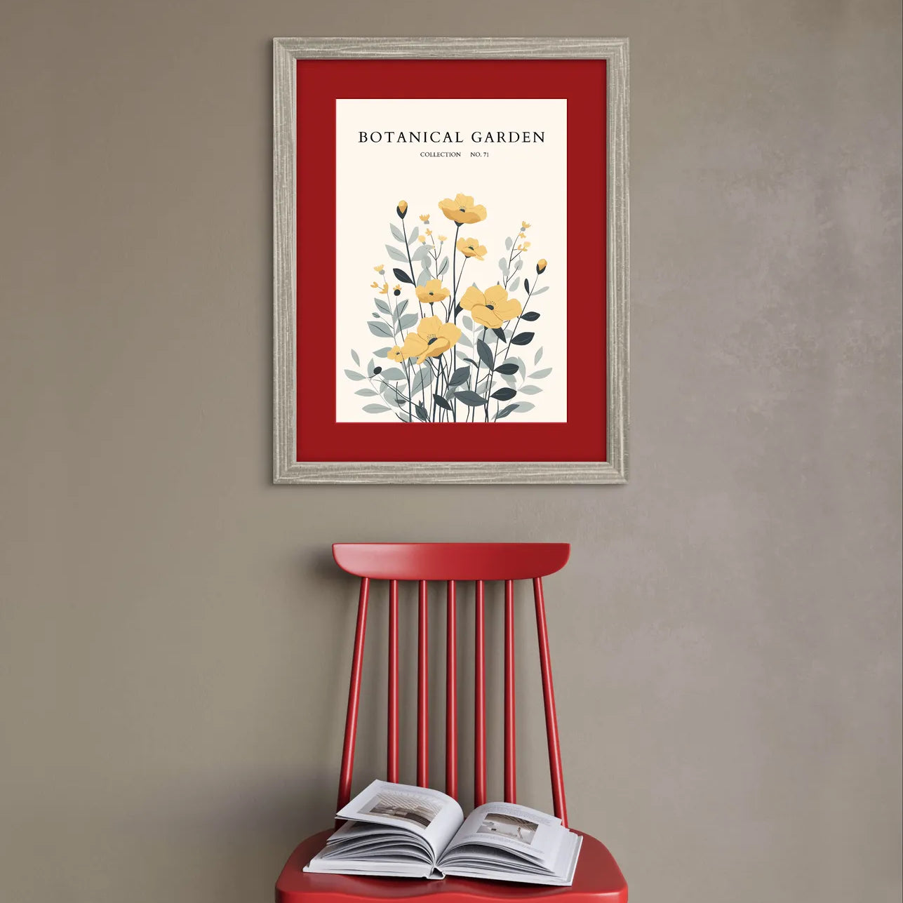 Golden Buttercup Meadow – Delicate Wildflower Art