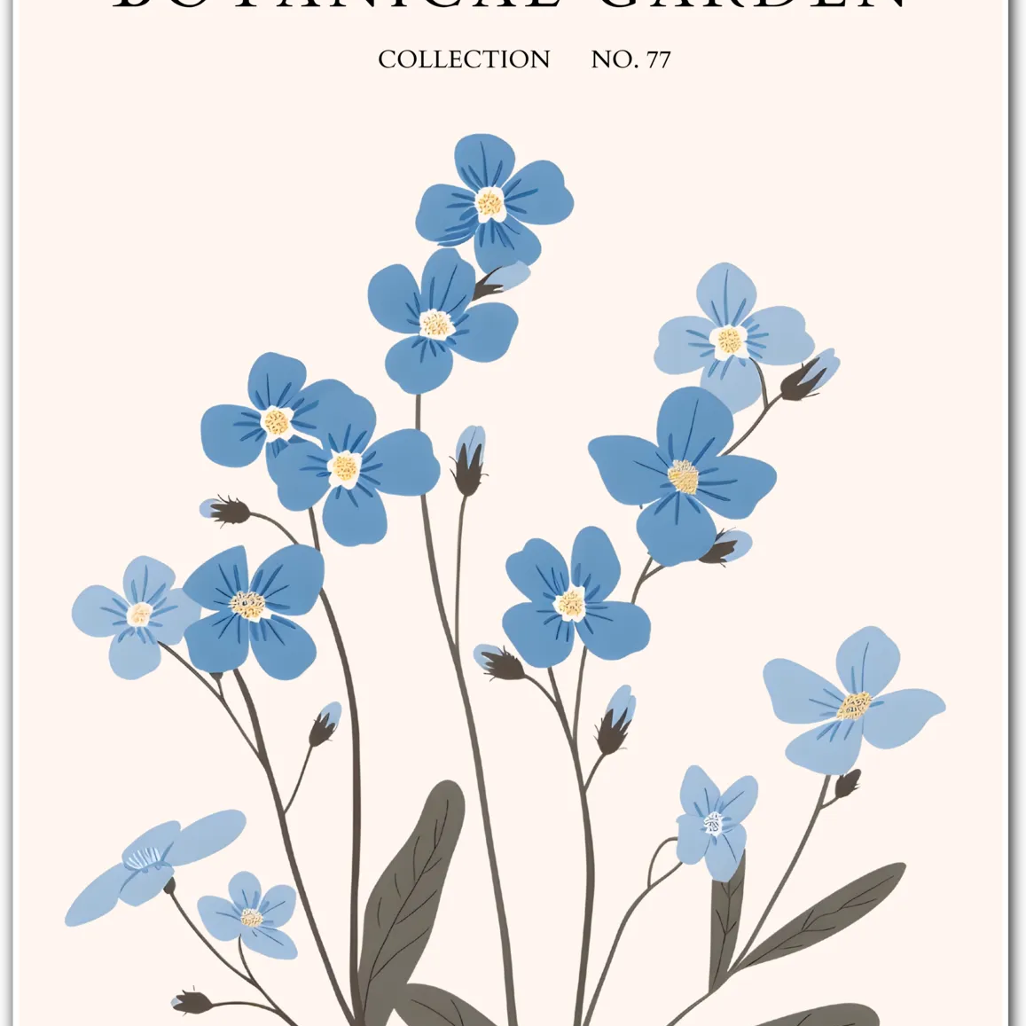 White Lotus Flower Botanical Art Print – Peaceful Minimalist Sacred Bloom