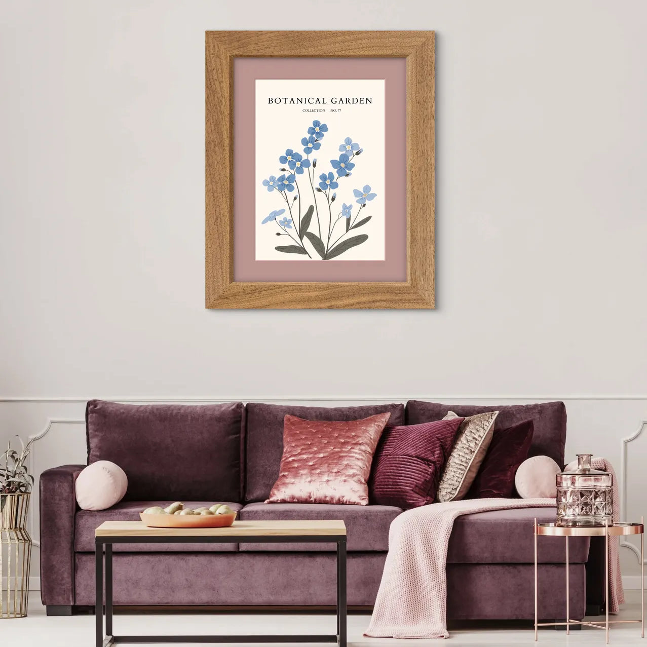 White Lotus Flower Botanical Art Print – Peaceful Minimalist Sacred Bloom