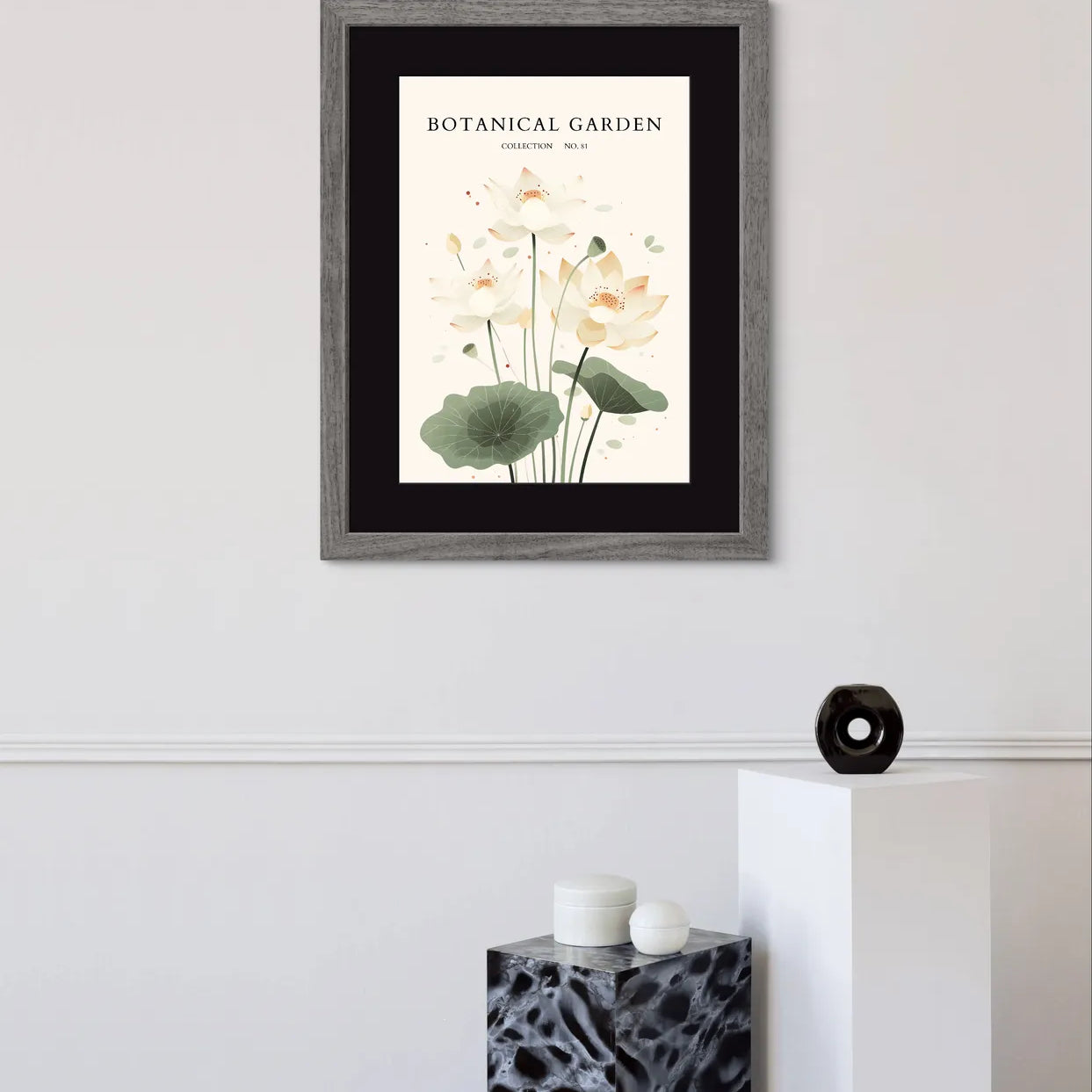 Pink Anthurium Flower Botanical Art Print – Tropical Heart-Shaped Blooms