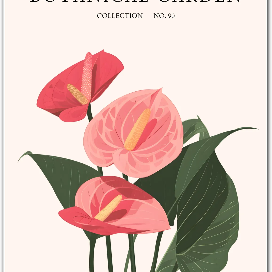 Hot Pink Daisy Botanical Art Print – Vibrant Joyful Wildflower Display