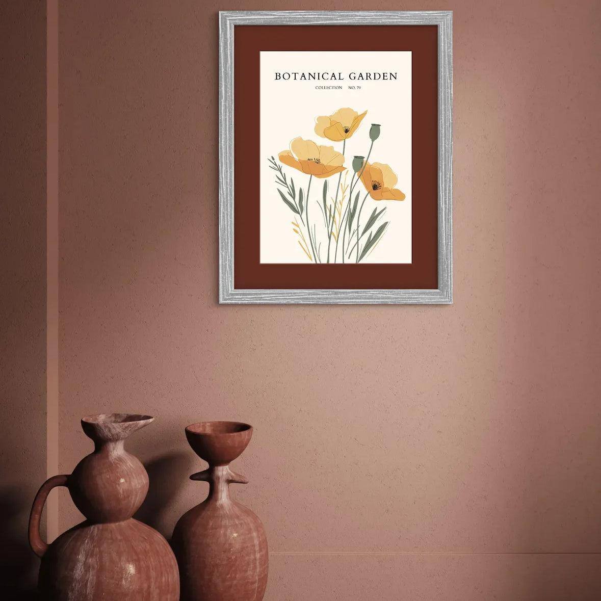 Cream Petal Anemone Art Print – Soft Pastel Modern Botanical