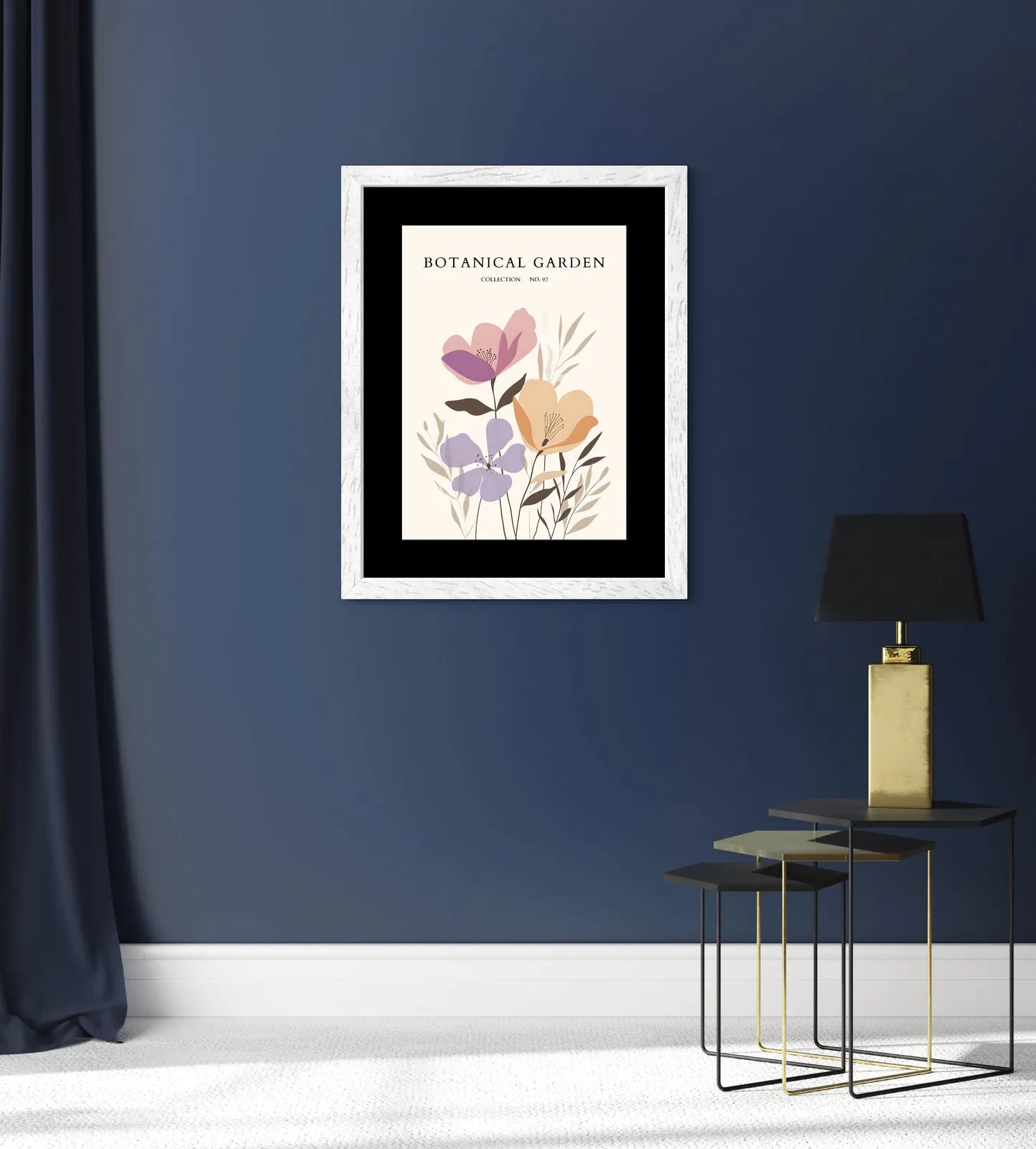 Expressive Wild Poppies Art Print – Artistic Floral Ink Style