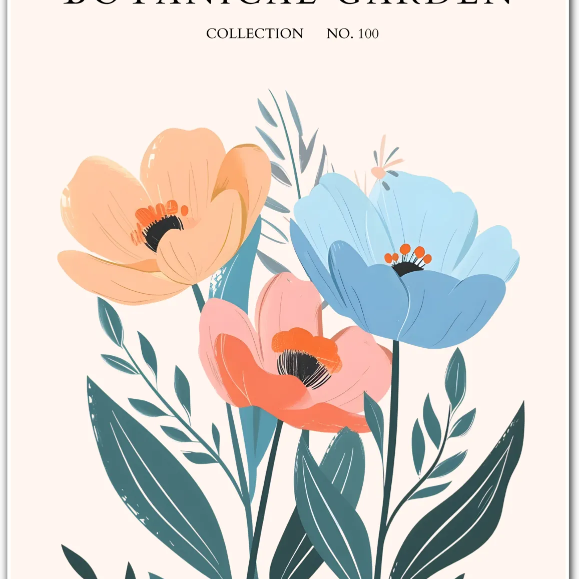 Spring Trio Coneflower Art Print