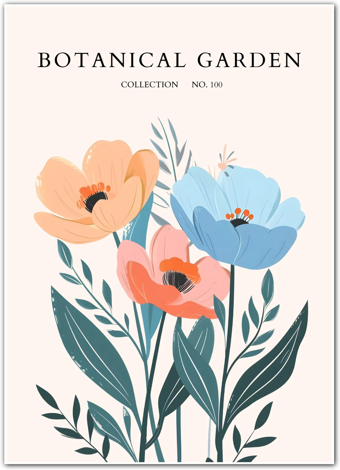 Spring Trio Coneflower Art Print