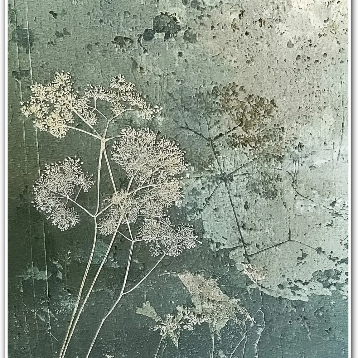 Umbel Reverie – Fine Botanical Art in Verdigris Green