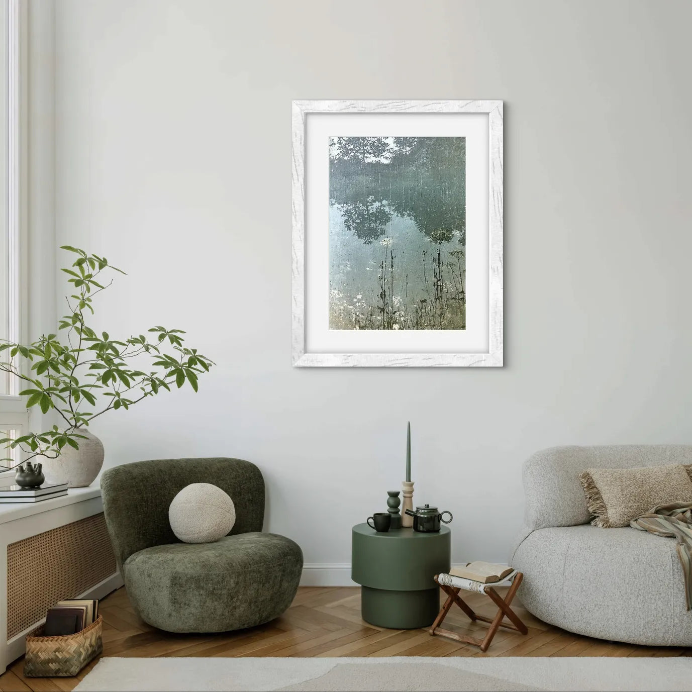 Meadow's Edge – Wildflower Lake Botanical Scene