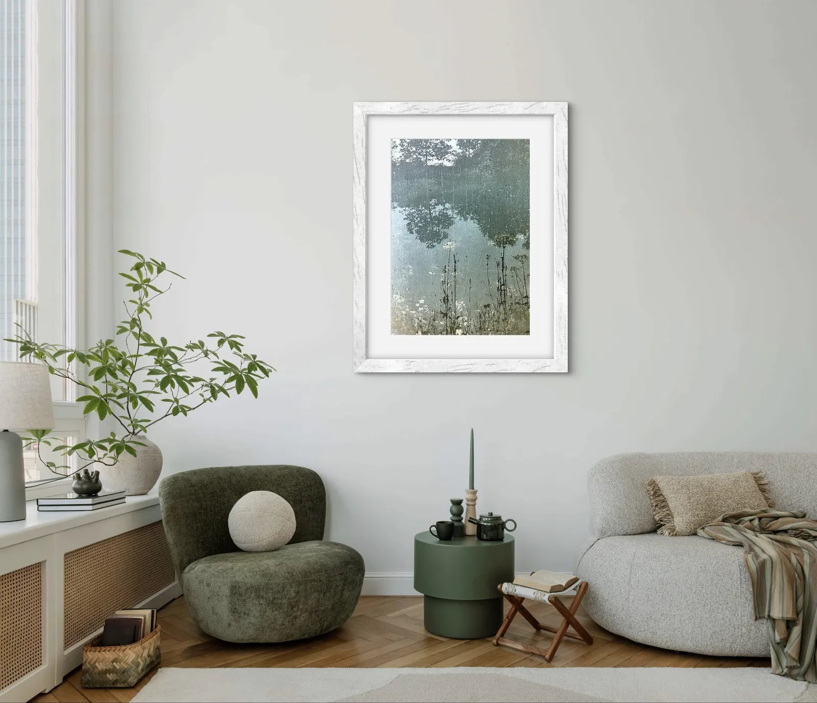 Meadow's Edge – Wildflower Lake Botanical Scene