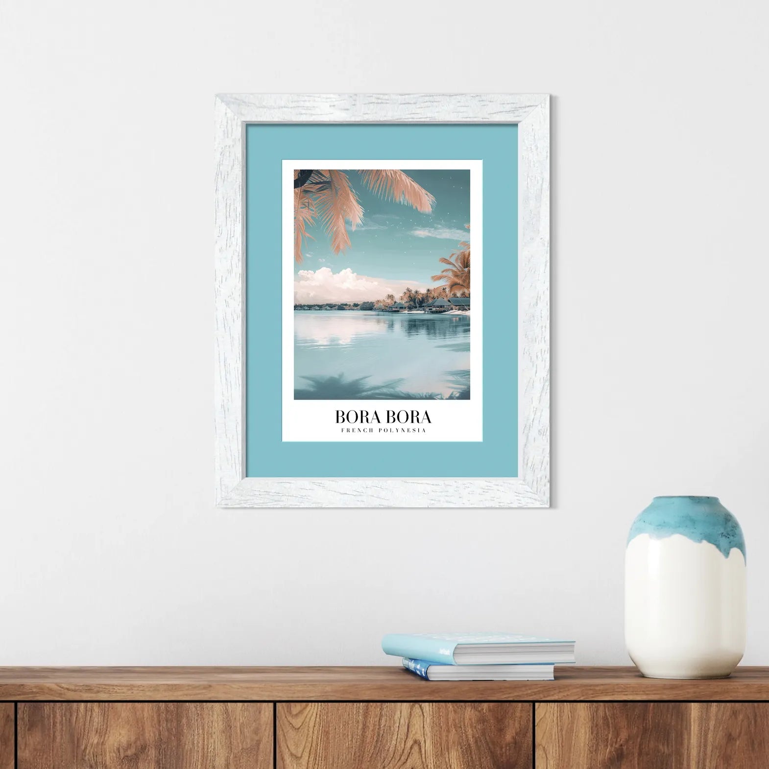 Bora Bora French Polynesia Art Print – Tropical Paradise and Ocean