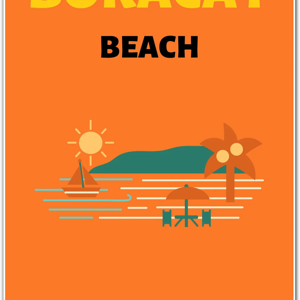 Boracay Philippines Sunset Beach Art Print