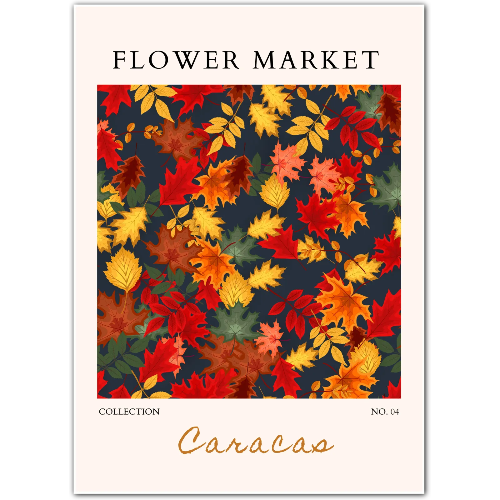 Caracas Blush Blooms – Soft Floral Watercolour Art Print