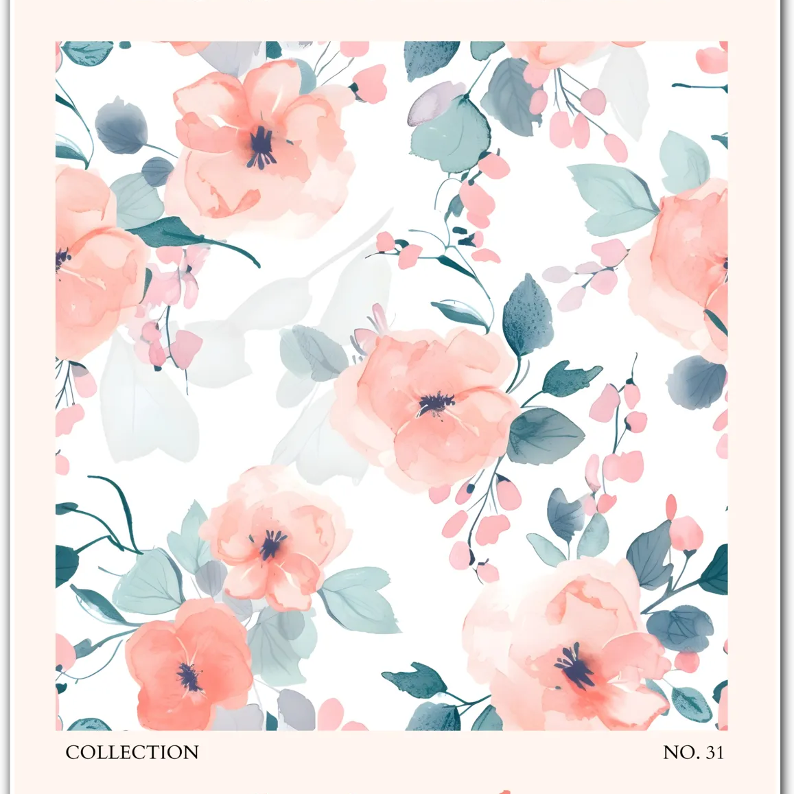 Colombo Blush Peonies – Dreamy Watercolour Floral Art Print