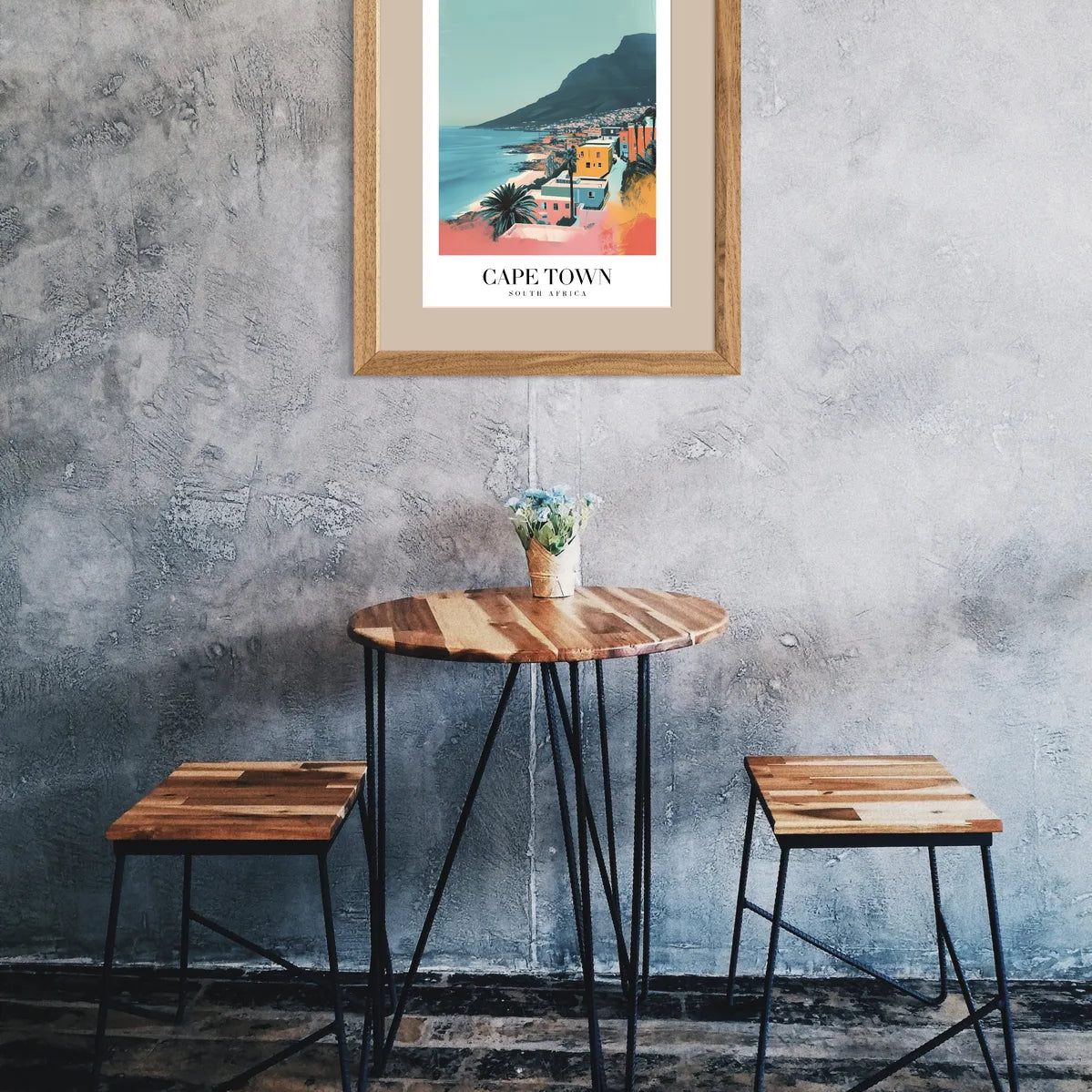 Cape Town South Africa Art Print – Coastal Views and Table Mountain