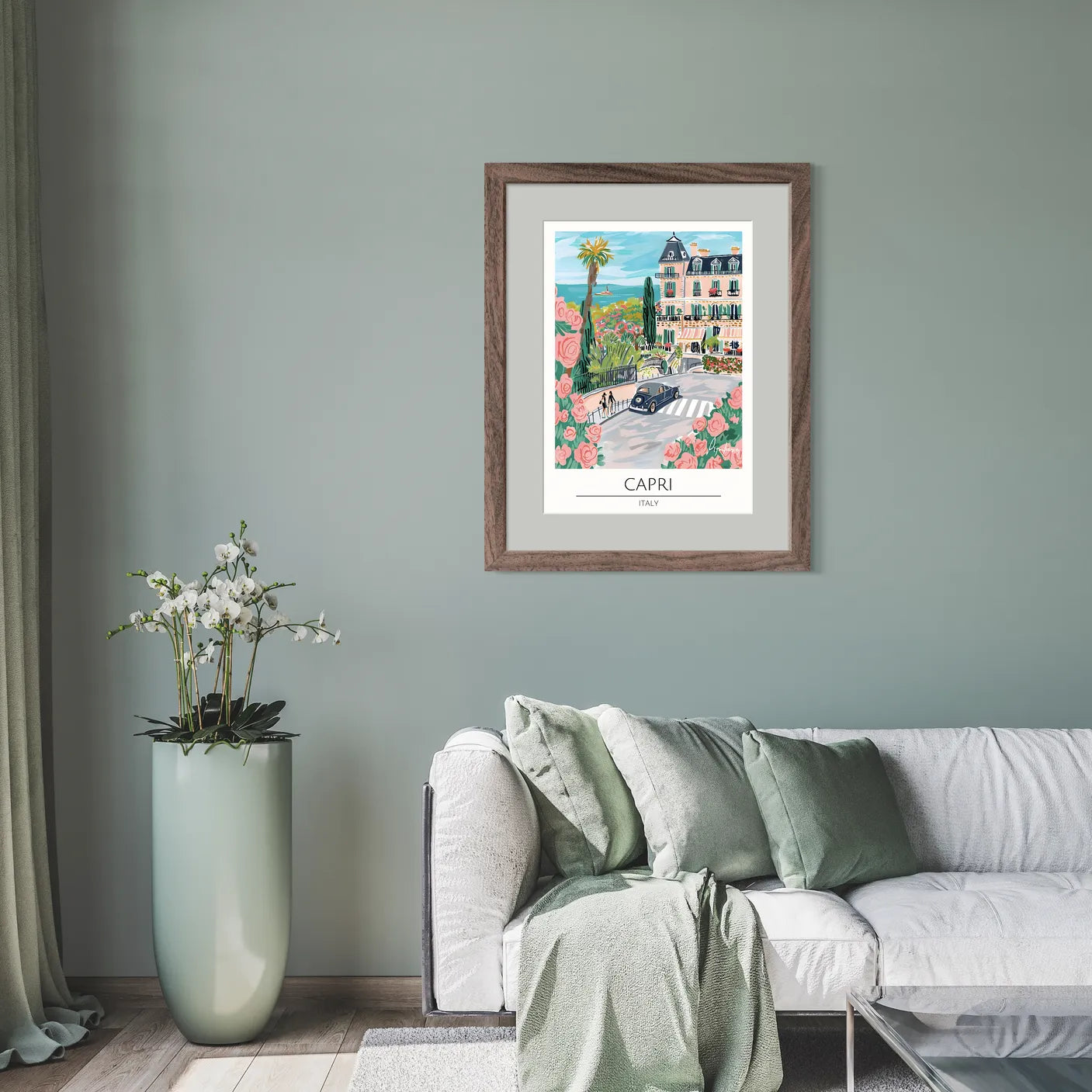 Capri Island Art Print - Colourful Views of Italy’s Mediterranean Paradise