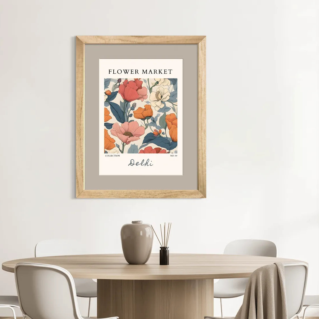 Delhi Garden Botanicals – Traditional Indian Florals in Warm Earth Tones