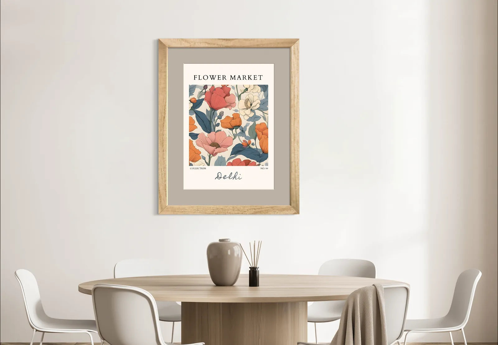 Delhi Garden Botanicals – Traditional Indian Florals in Warm Earth Tones