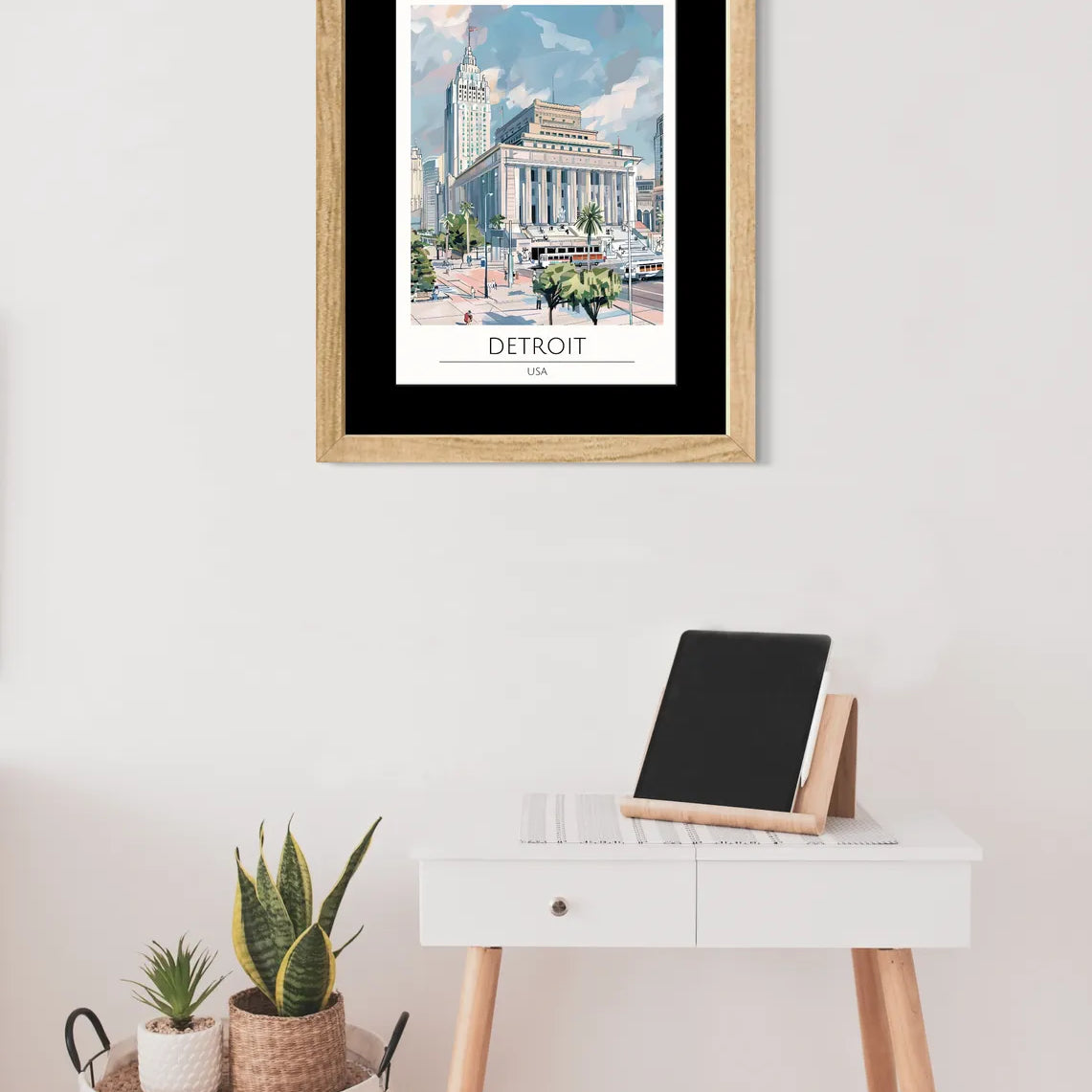 Detroit City Art Print - Architectural Beauty and Urban Energy