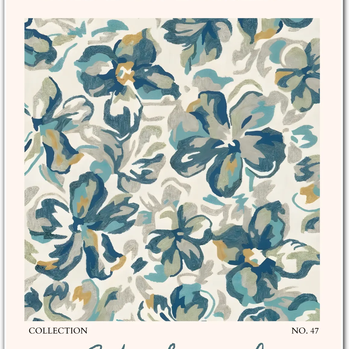 Edinburgh Painterly Florals – Soft Abstract Blossoms in Cool Tones