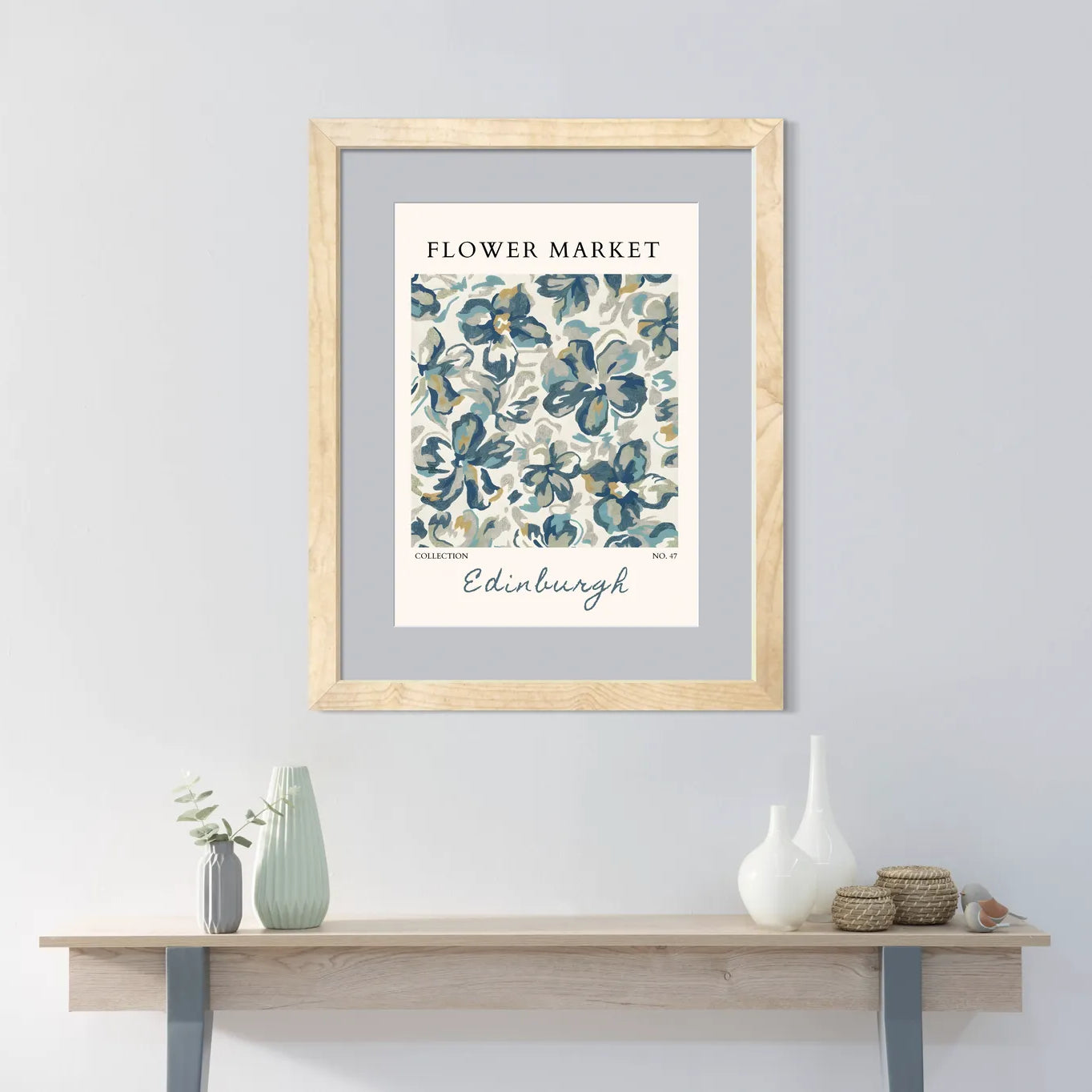 Edinburgh Painterly Florals – Soft Abstract Blossoms in Cool Tones