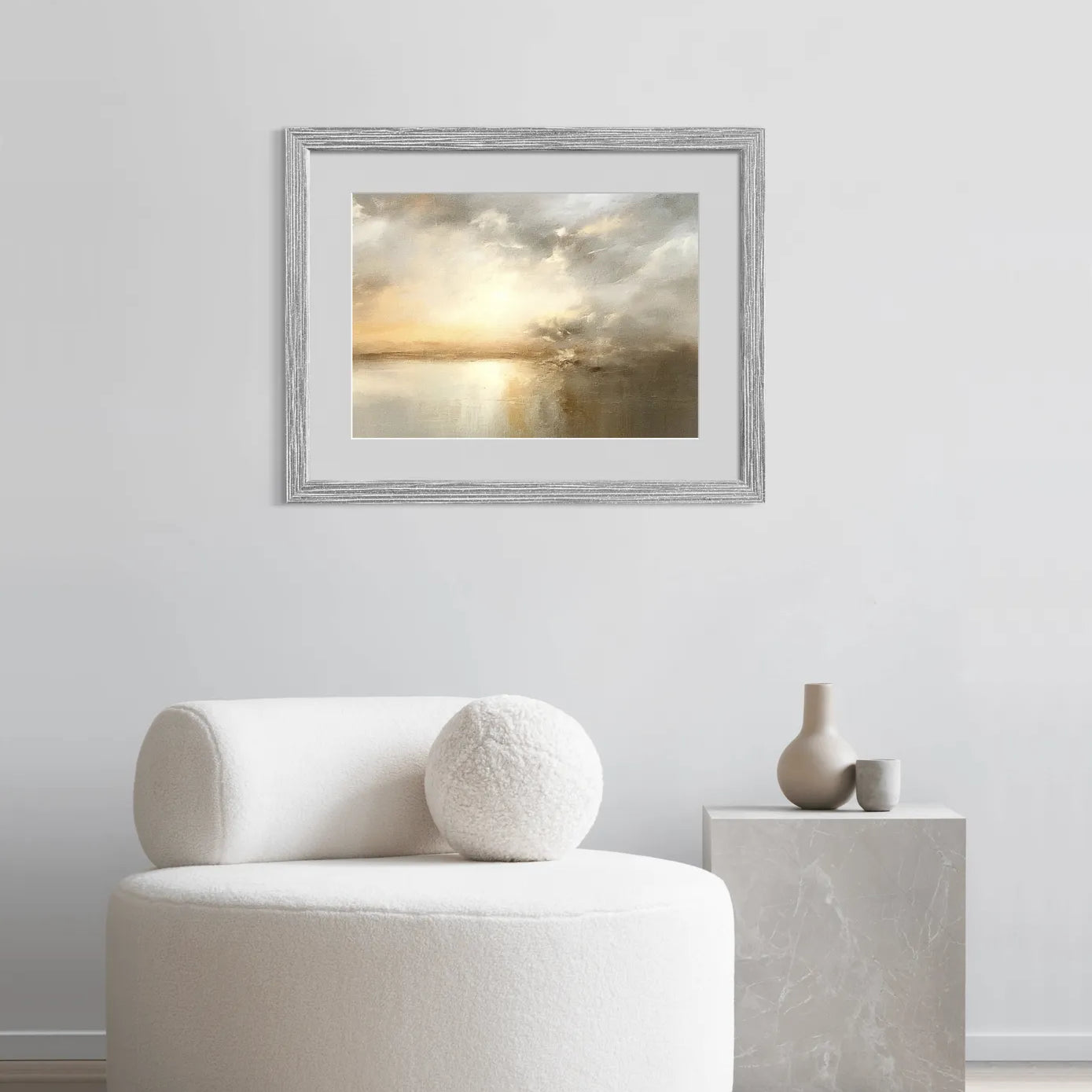 Sunlit and Stormy Contrast Art Print 2