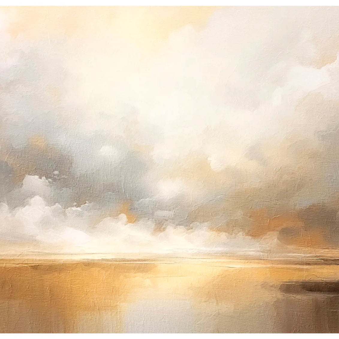 Bright Sun and Golden Reflections Art Print 3