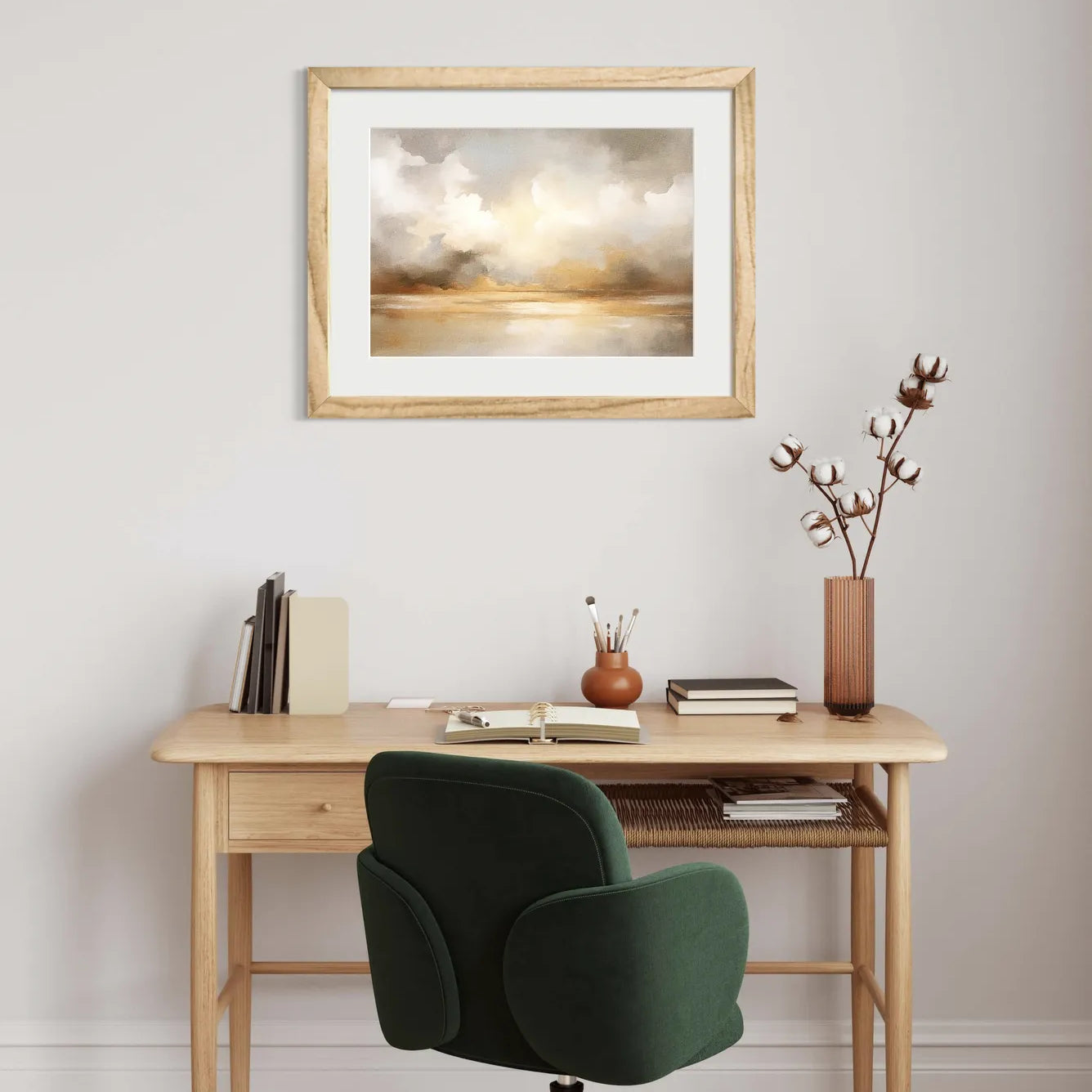 Golden Horizon and Light Skies Art Print 2