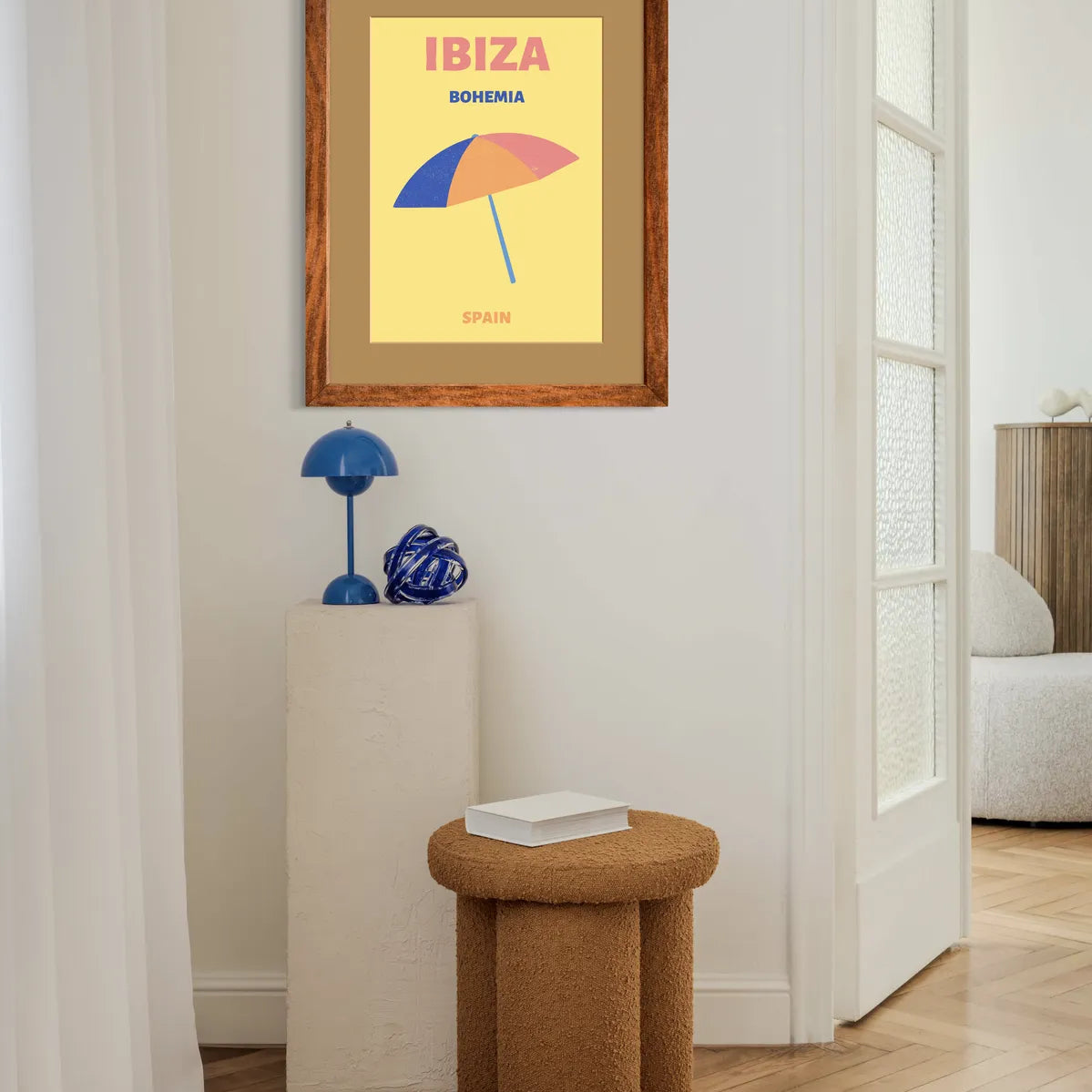 Ibiza Bohemian Lemon Grove Art Print