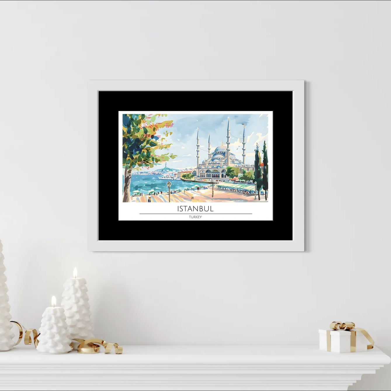 Stunning Blue Mosque - Istanbul Cityscape Art Print