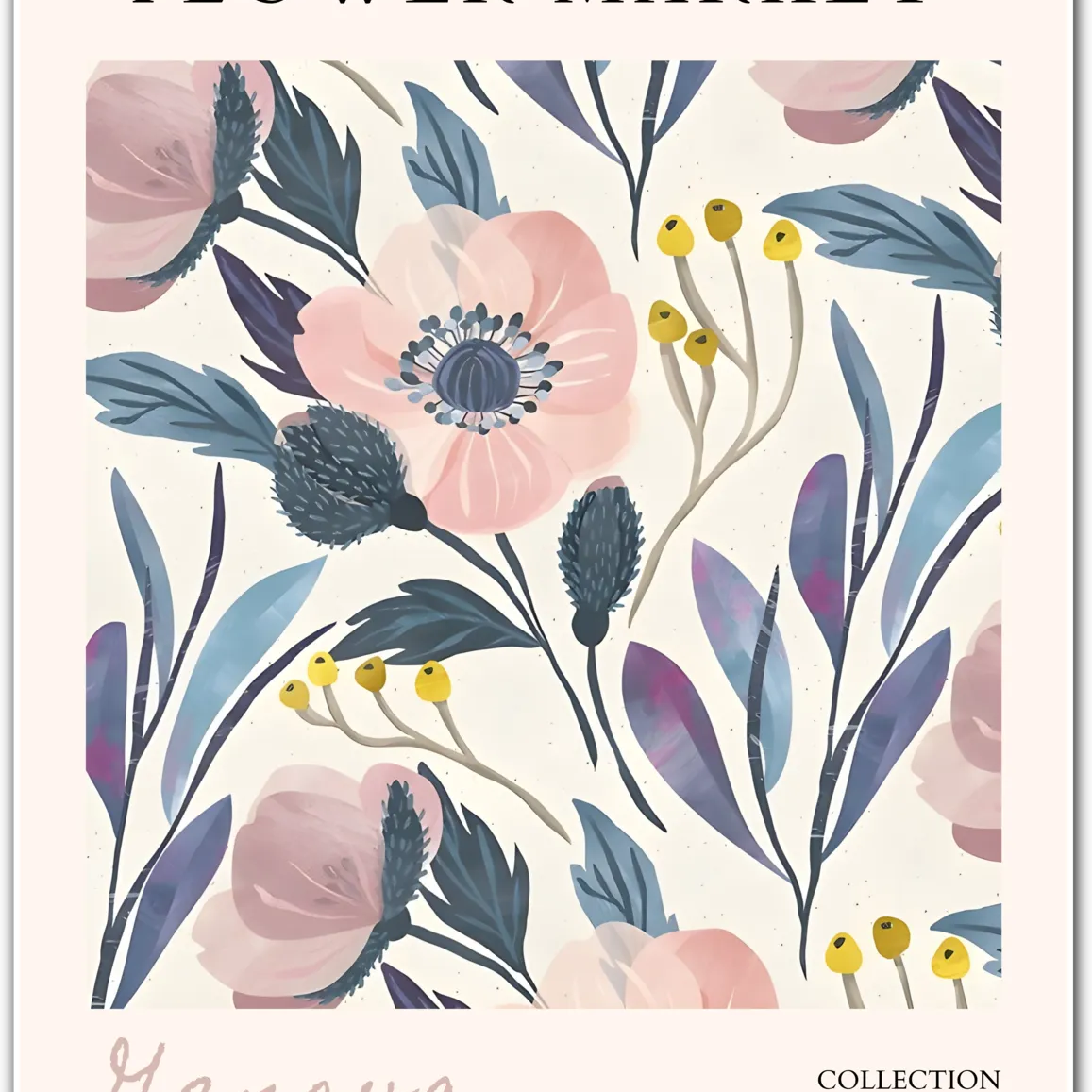 Jenova Wild Meadow Bloom Print – Dreamy Alpine Floral Wall Art