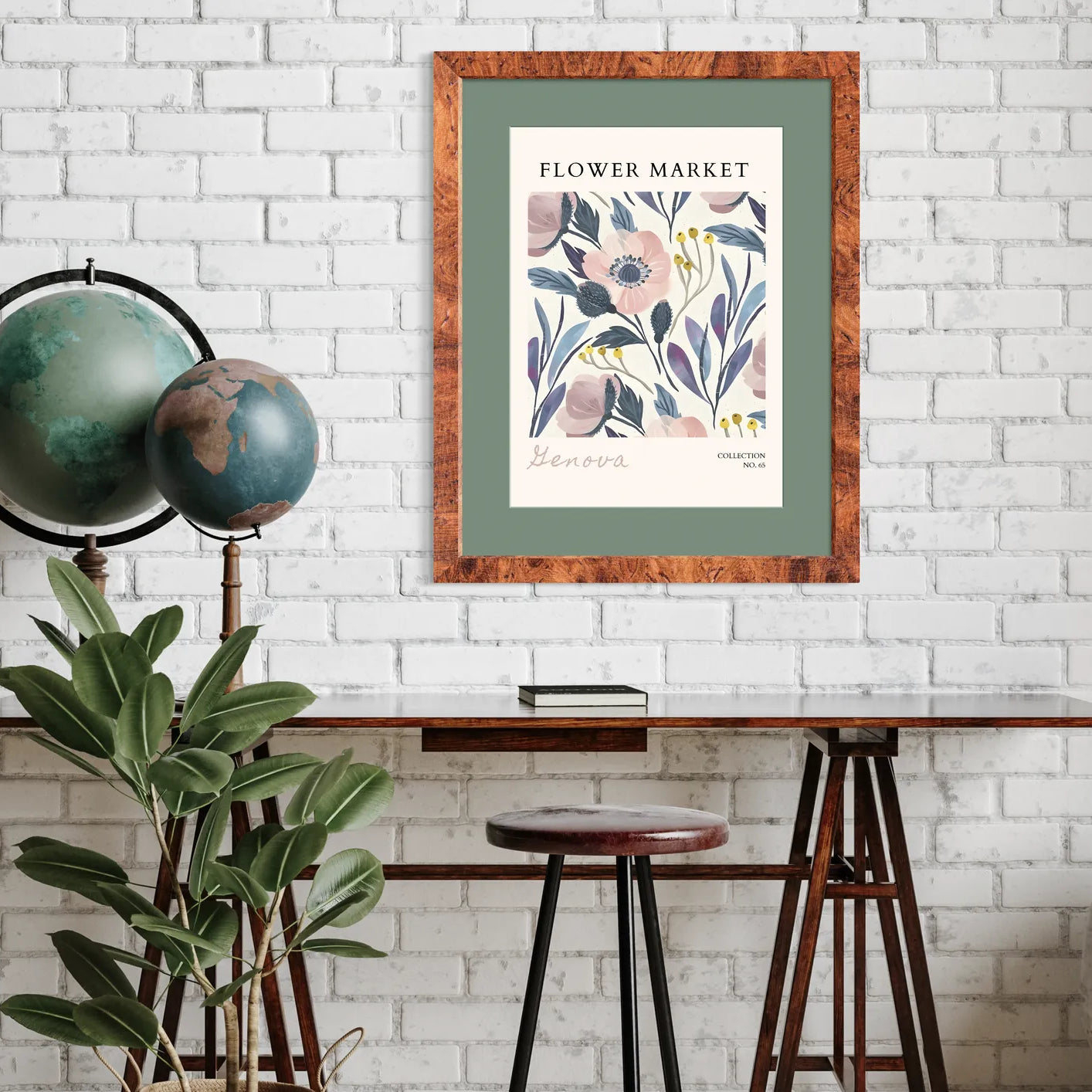 Jenova Wild Meadow Bloom Print – Dreamy Alpine Floral Wall Art